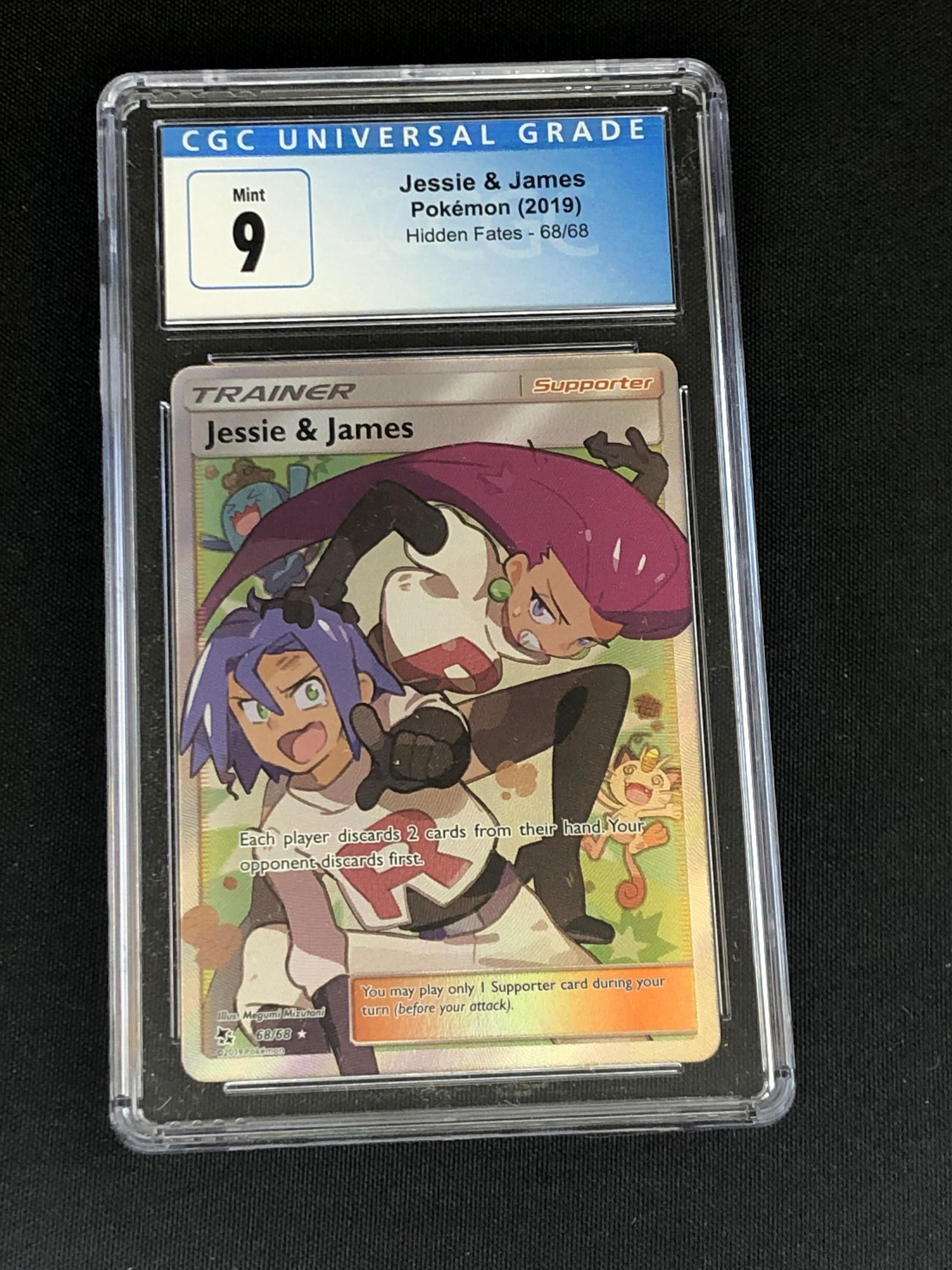 Jessie & James Full Art Graded CGC 9 (1 of 1)