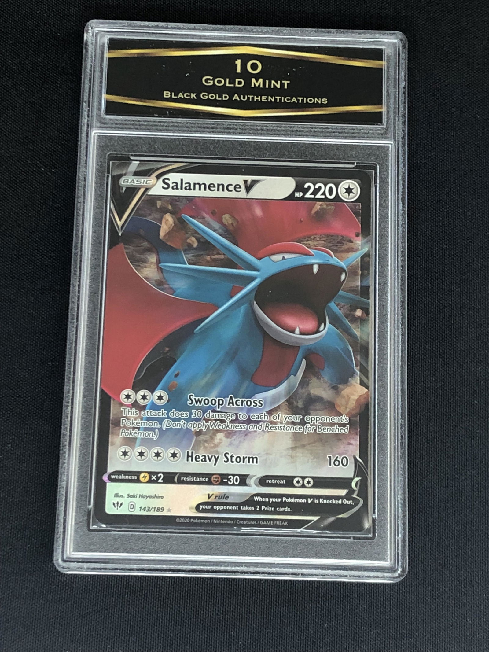 Salamence V Graded BGA 10 (1 of 1)