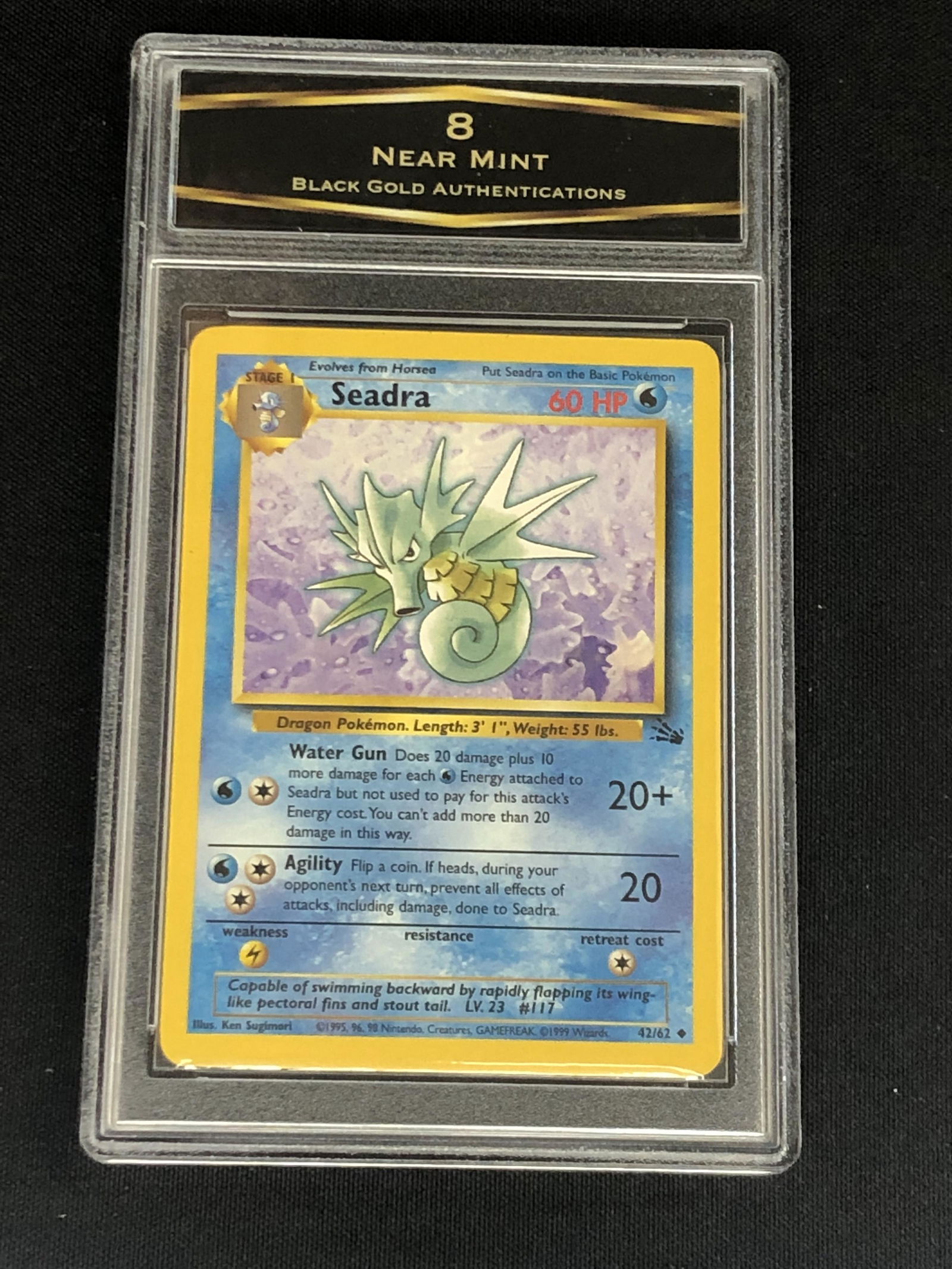 Vintage Fossil Set Seadra Graded BGA 8 (1 of 1)