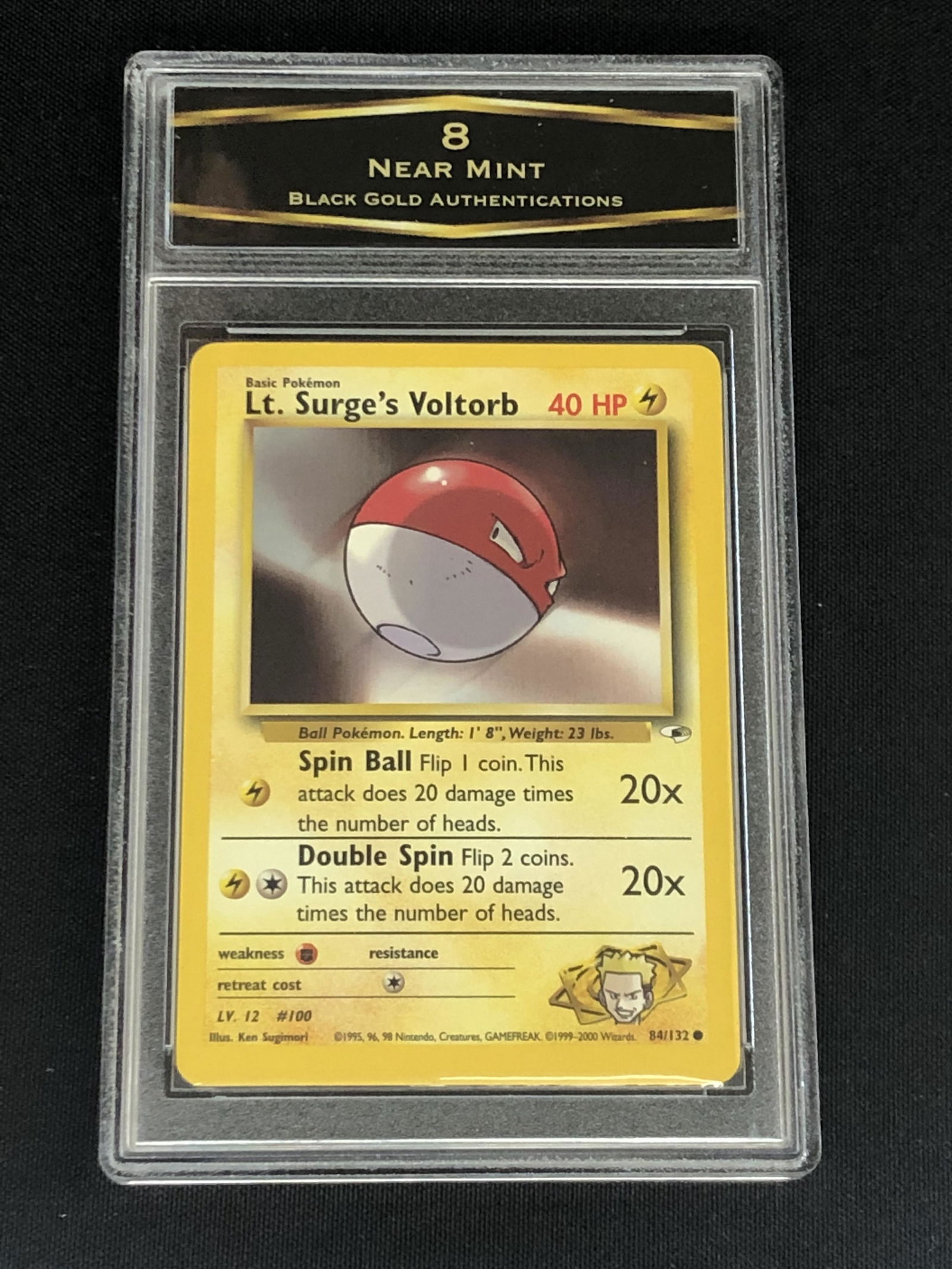 Lt. Surge's Voltorb Graded BGA 8: Lt. Surge's Voltorb Graded BGA 8