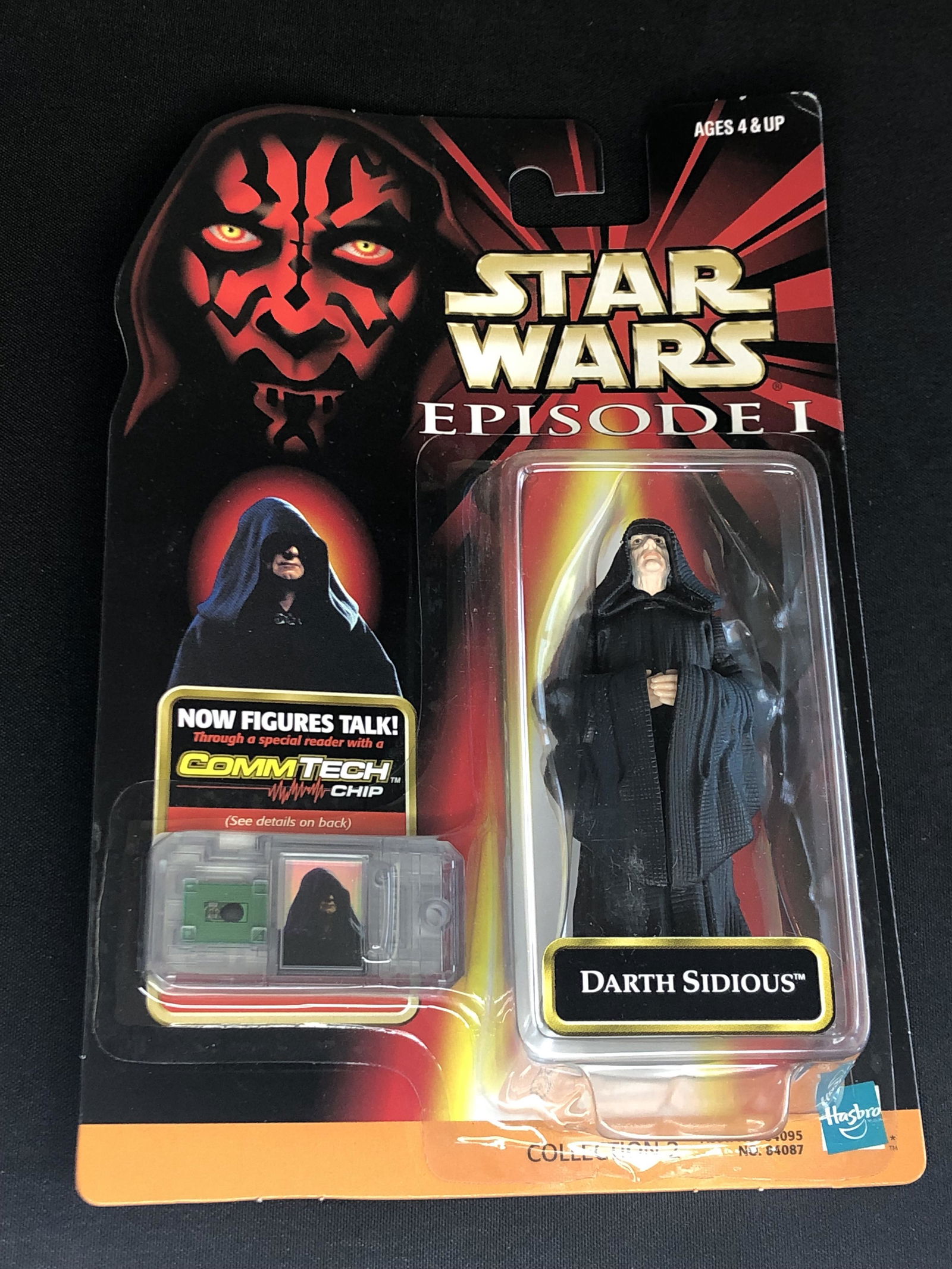 Vintage Hasbro Star Wars Episode 1 Darth Sidious (1 of 1)