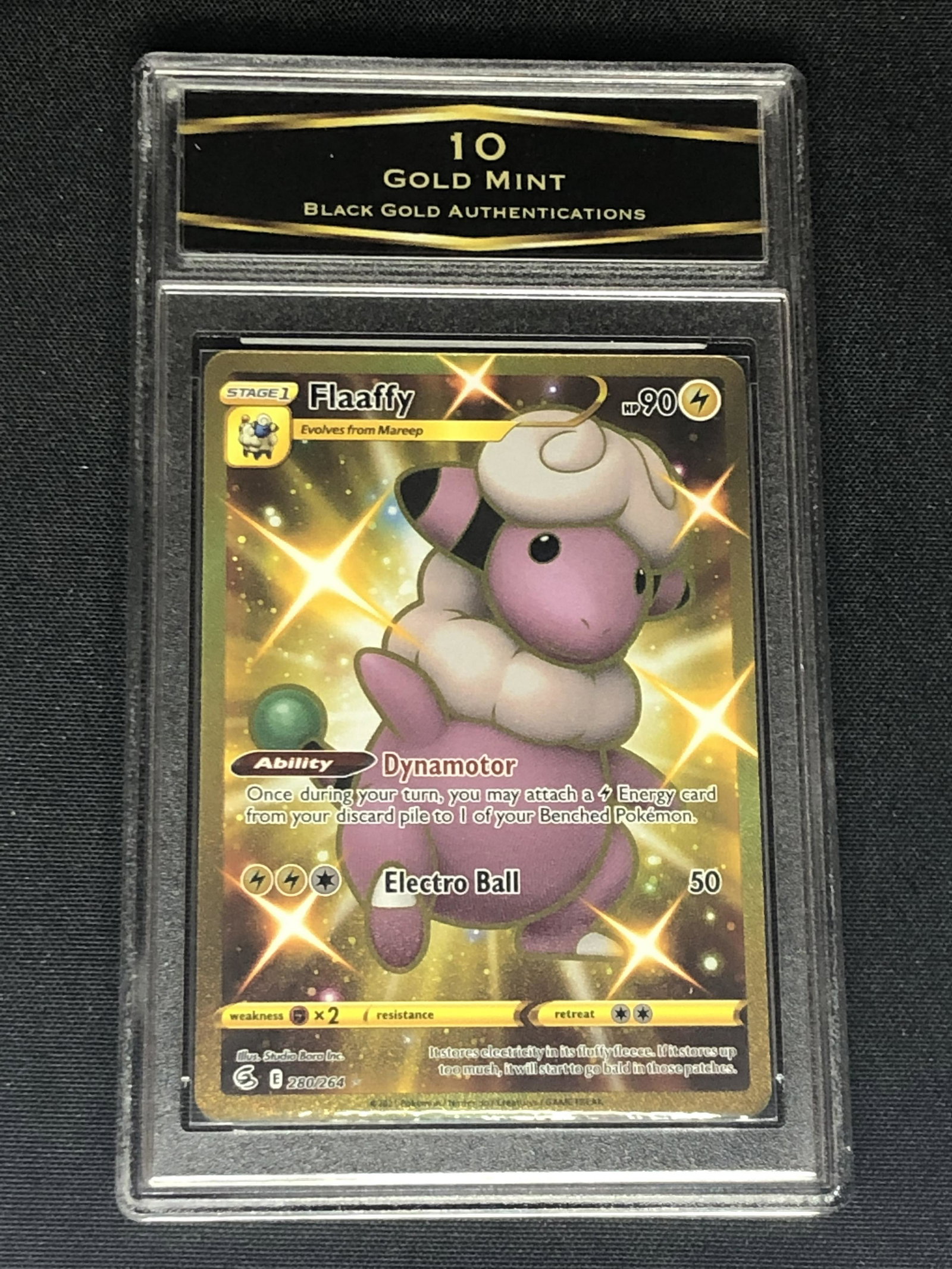 Flaaffy Secret Rare Pokemon Card Graded BGA 10 (1 of 1)