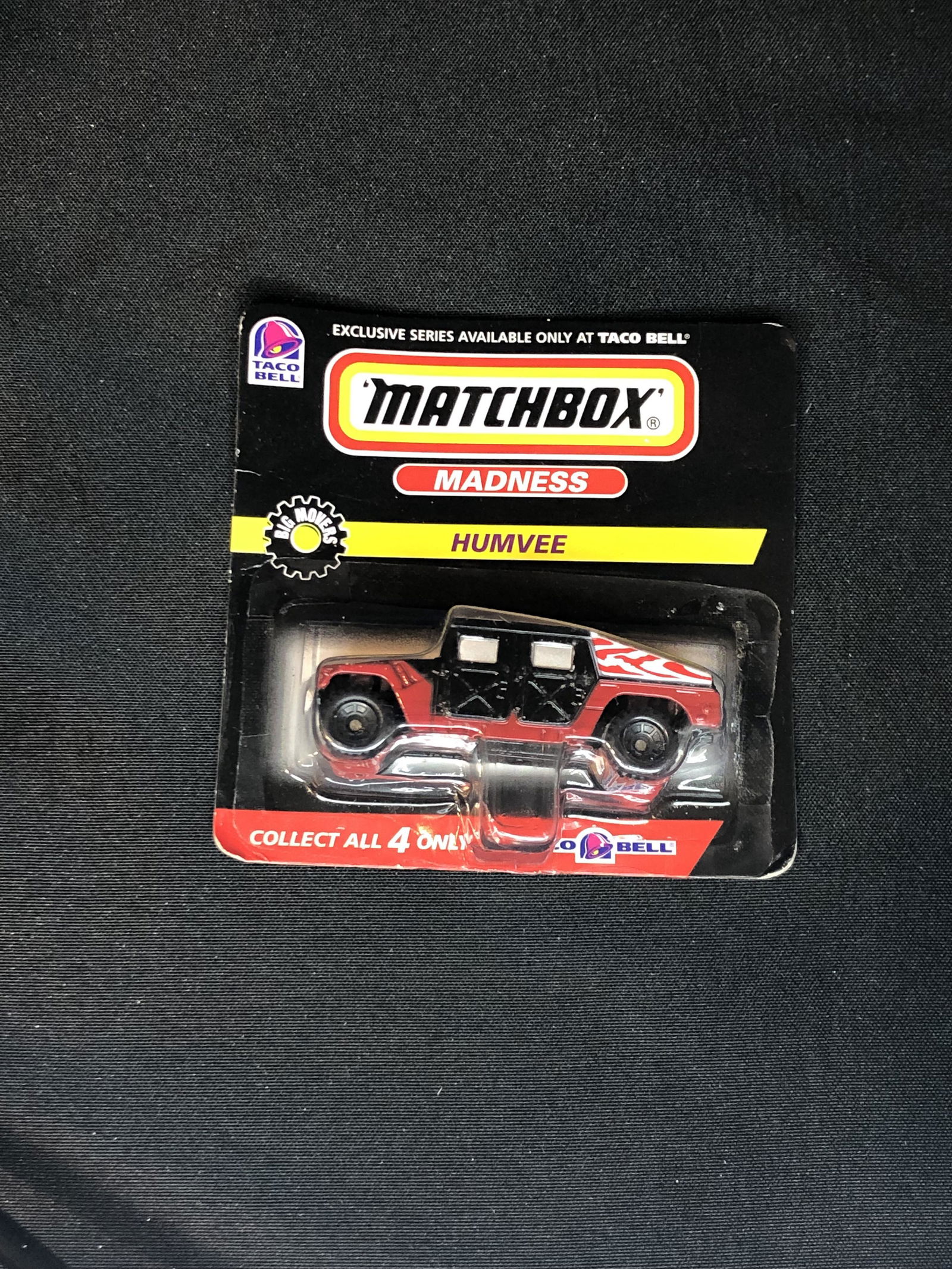Vintage Taco Bell Promo Matchbox Humvee Collectible: Vintage Taco Bell Promo Matchbox Humvee Collectible