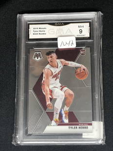 Tyler Herro Panini Mosaic Rookie Graded GMA 9: Tyler Herro Panini Mosaic Rookie Graded GMA 9