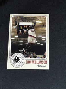 Zion Williamson Trading Card: Zion Williamson Trading Card