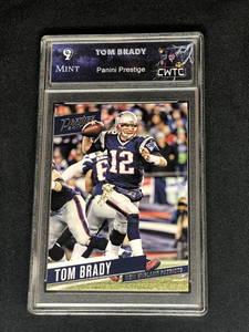 Tom Brady Panini Prestige Graded CWGC 9