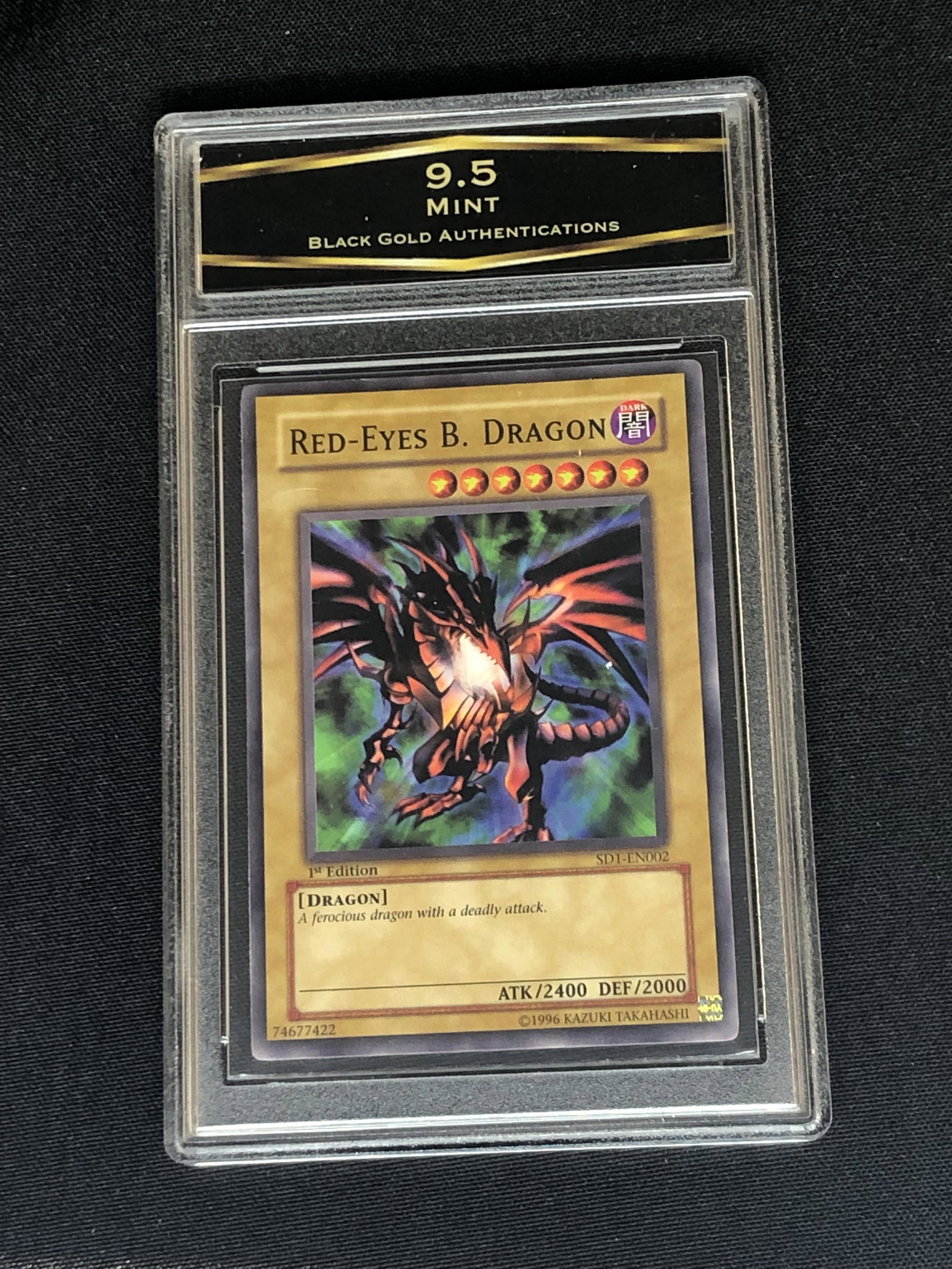 Red-Eyes Black Dragon Graded BGA 9.5 (1 of 1)