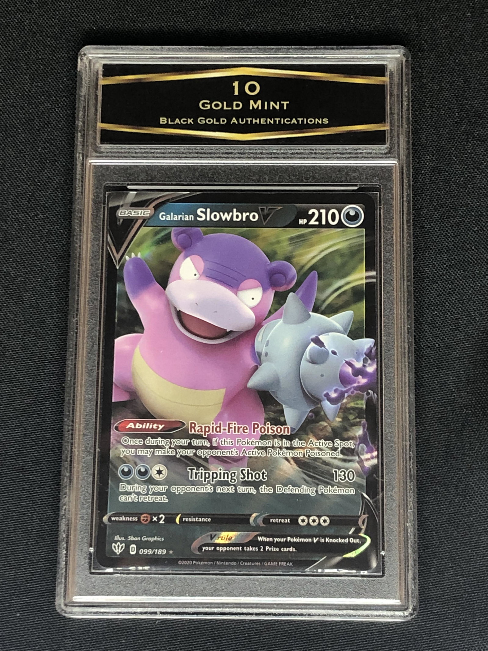 Galarian Slowbro V Graded BGA 10 (1 of 1)