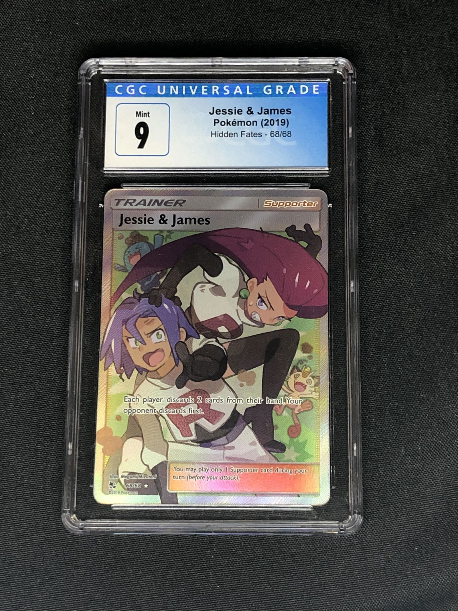 Jessie & James Full Art Graded CGC 9 (1 of 1)
