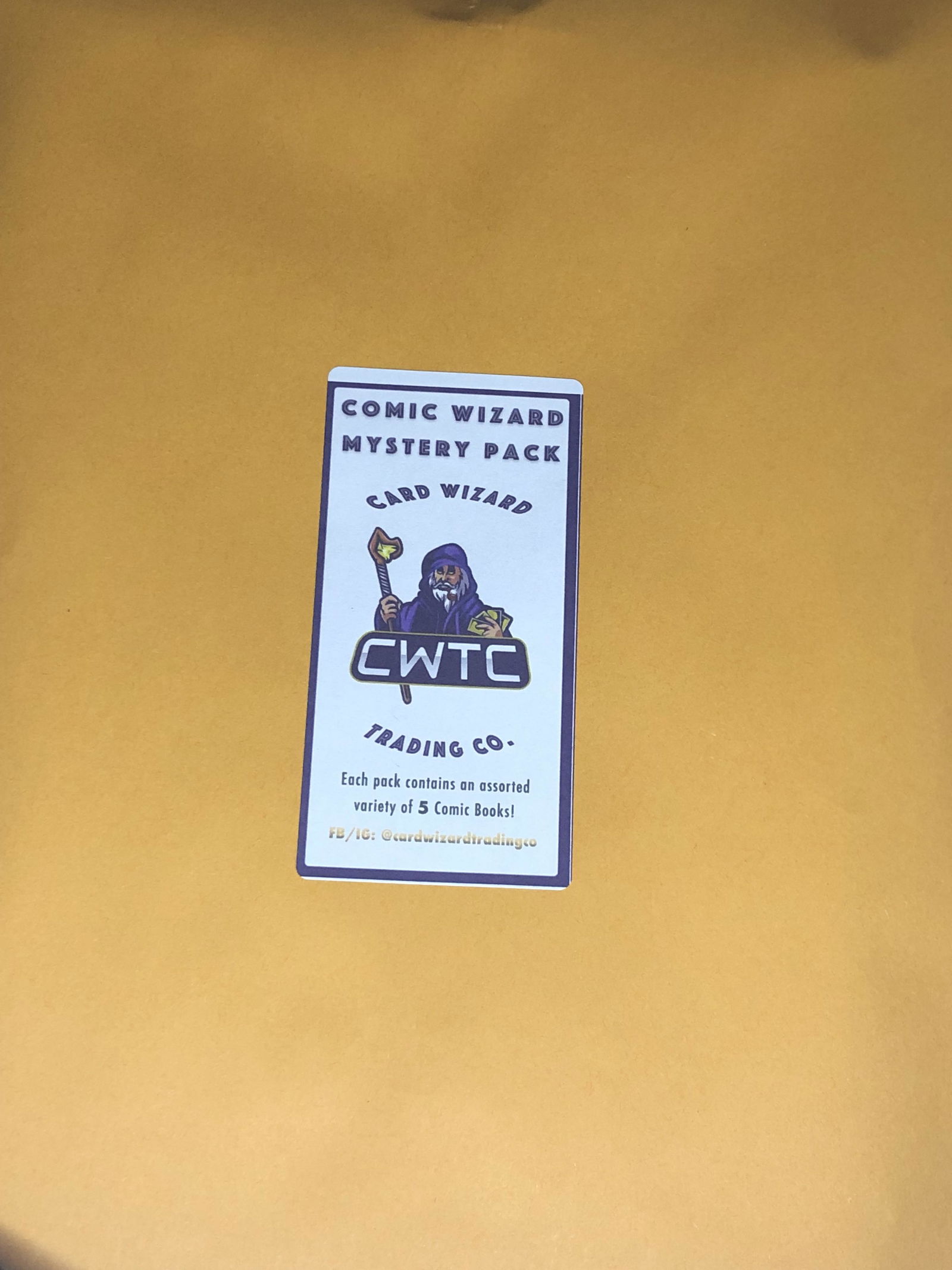 Comic Wizard Mystery Pack!! Includes 5 Comic Books! (1 of 1)