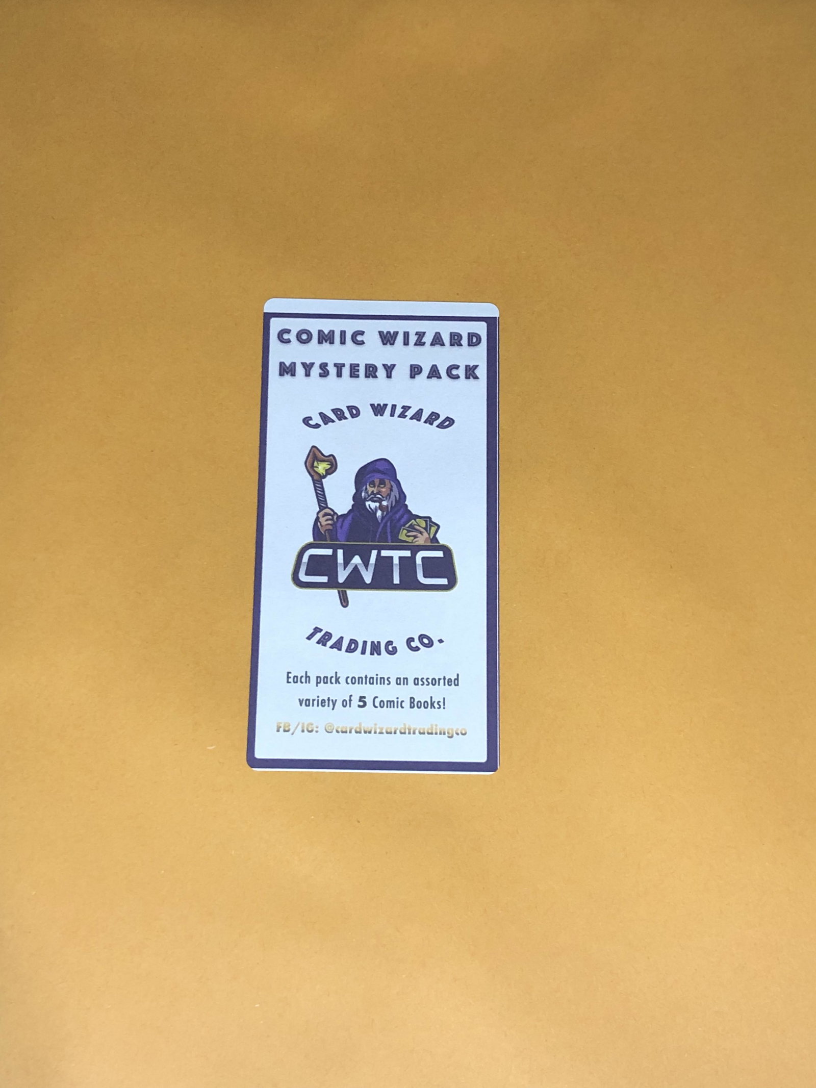 Comic Wizard Mystery Pack!! Includes 5 Comic Books! (1 of 1)