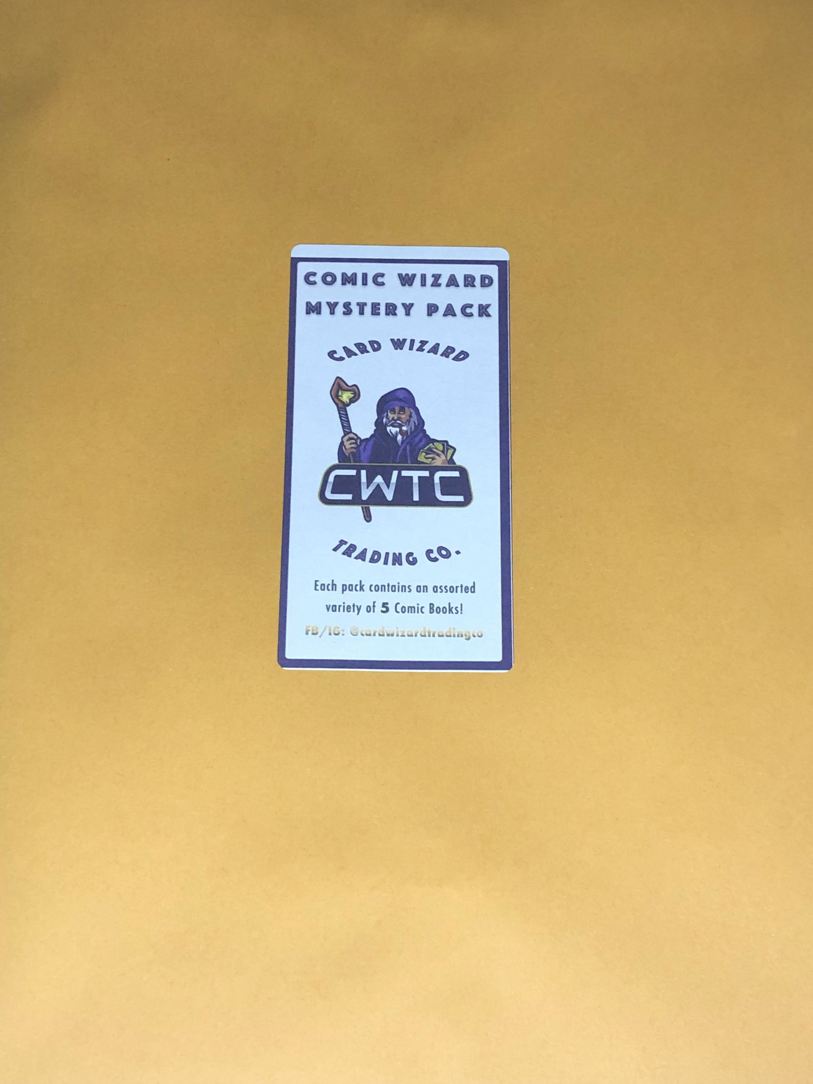 Comic Wizard Mystery Pack!! Includes 5 Comic Books! (1 of 1)