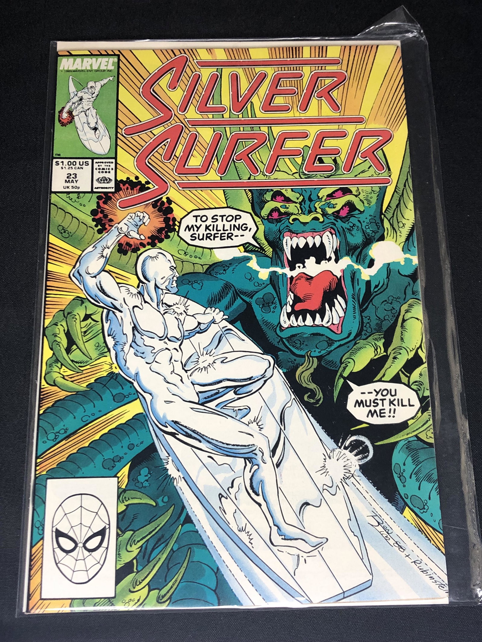 Marvel Silver Surfer Collectible Comic Book (1 of 1)