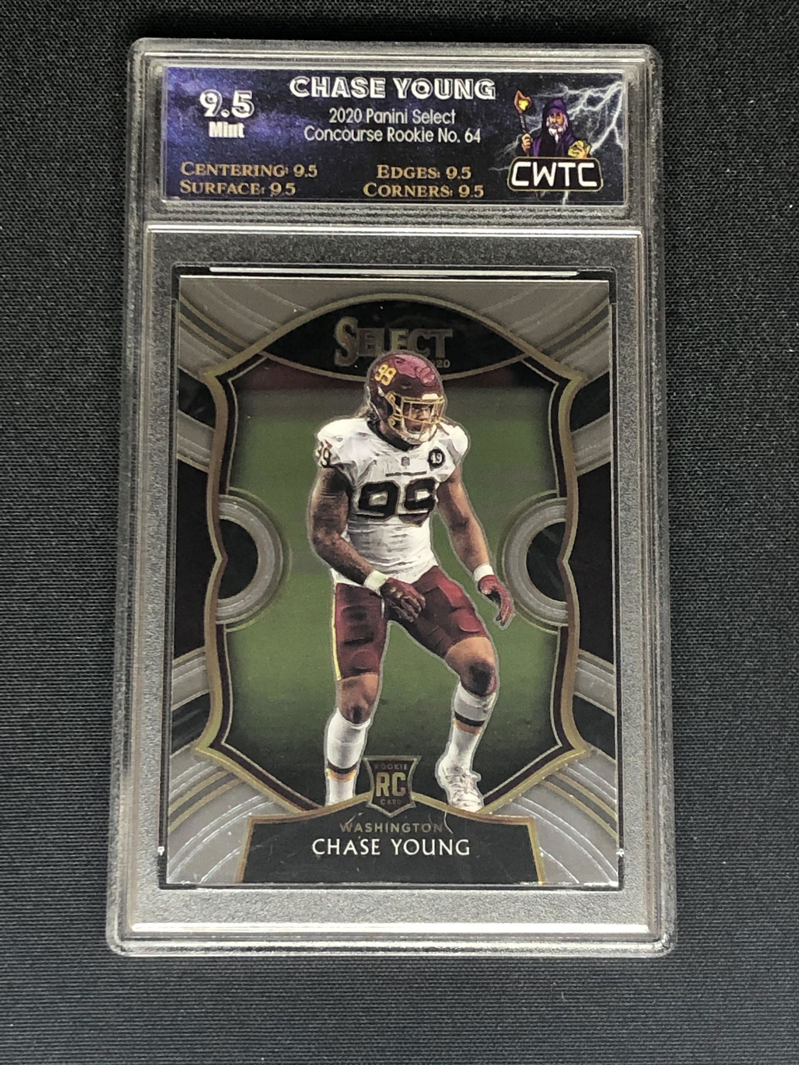 Chase Young Panini Select Rookie Graded CWTC 9.5 (1 of 1)