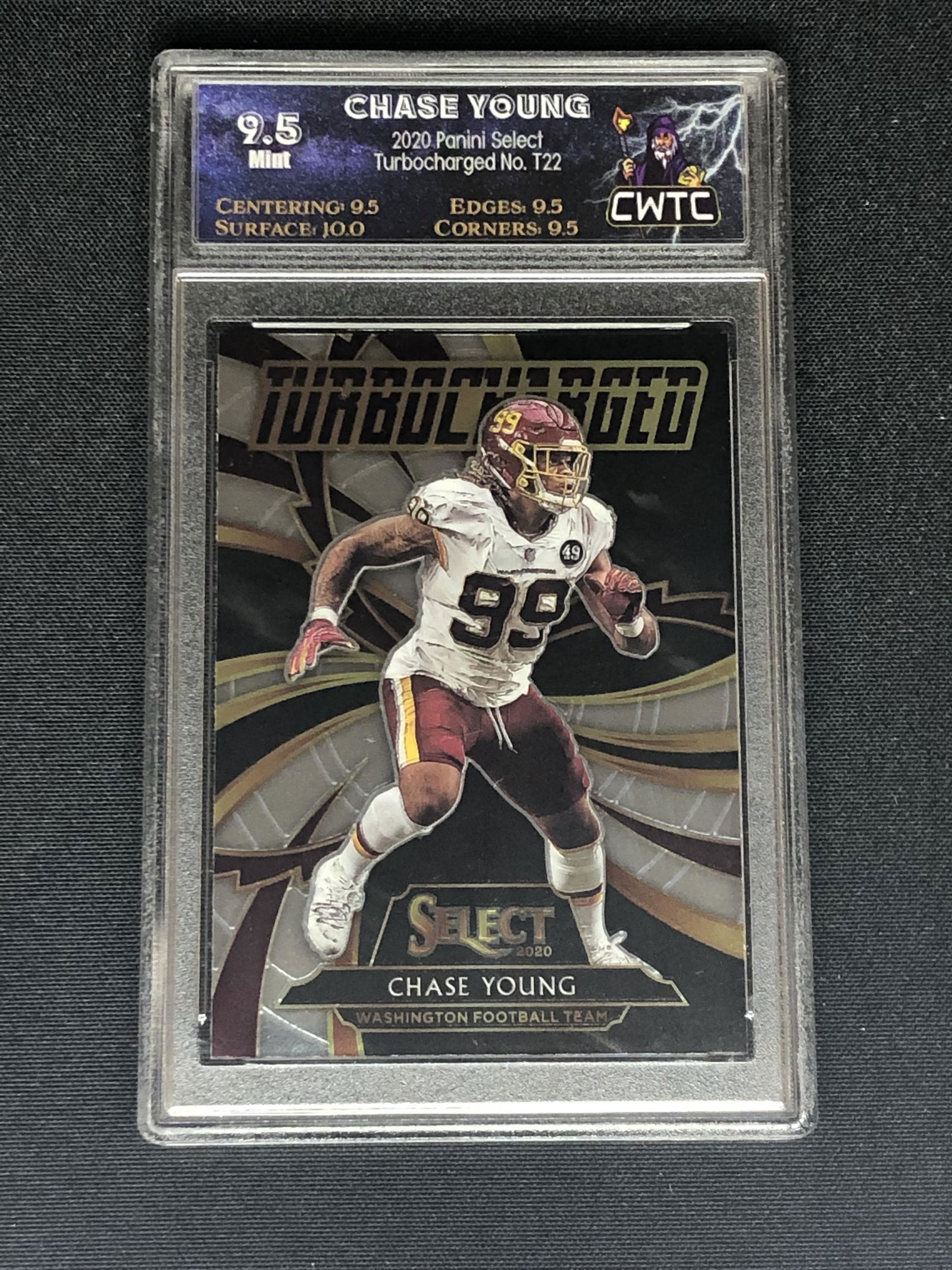 Chase Young Panini Select Rookie Graded CWTC 9.5 (1 of 1)