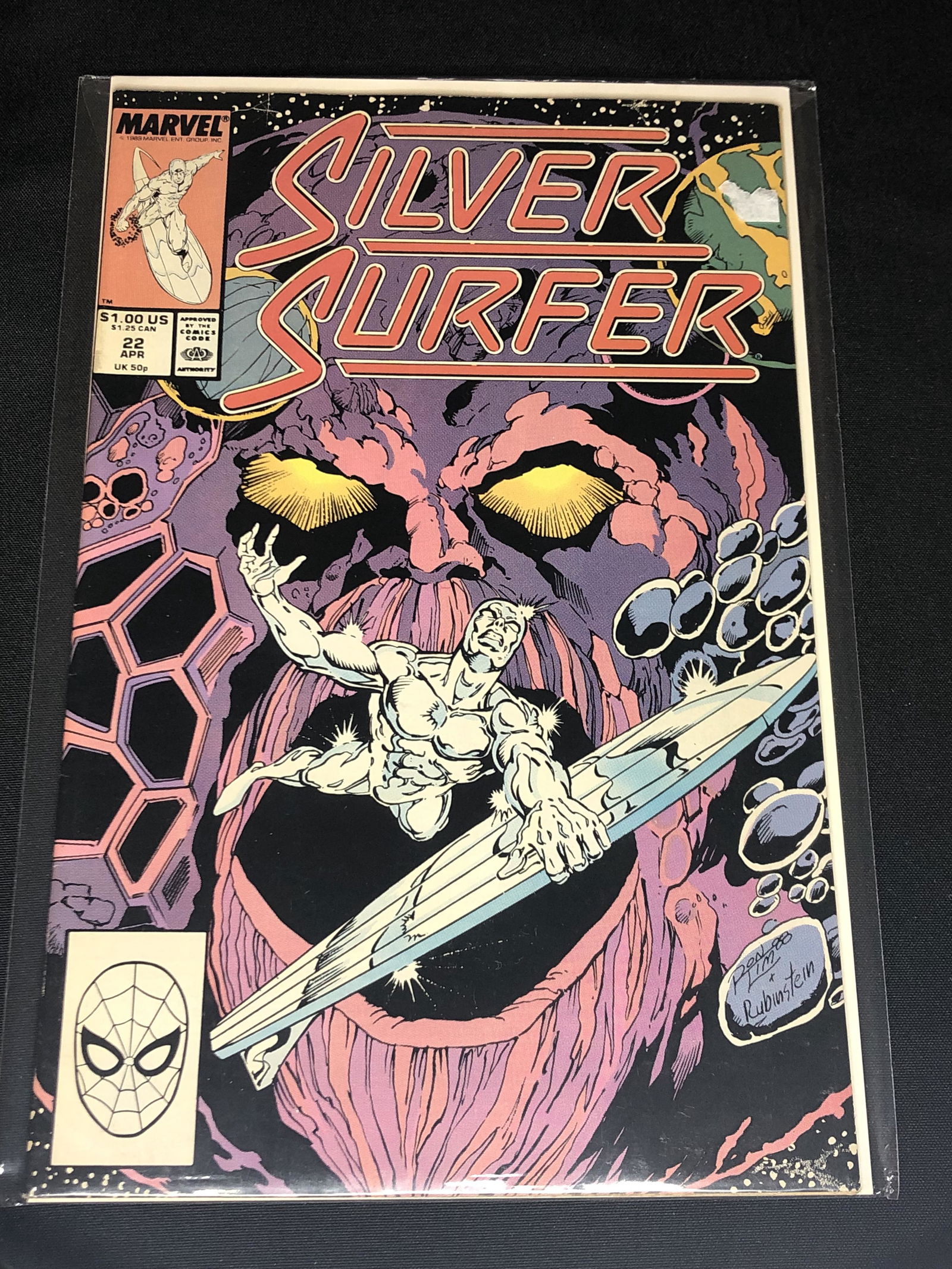 Marvel Silver Surfer Collctible Comic Book (1 of 1)
