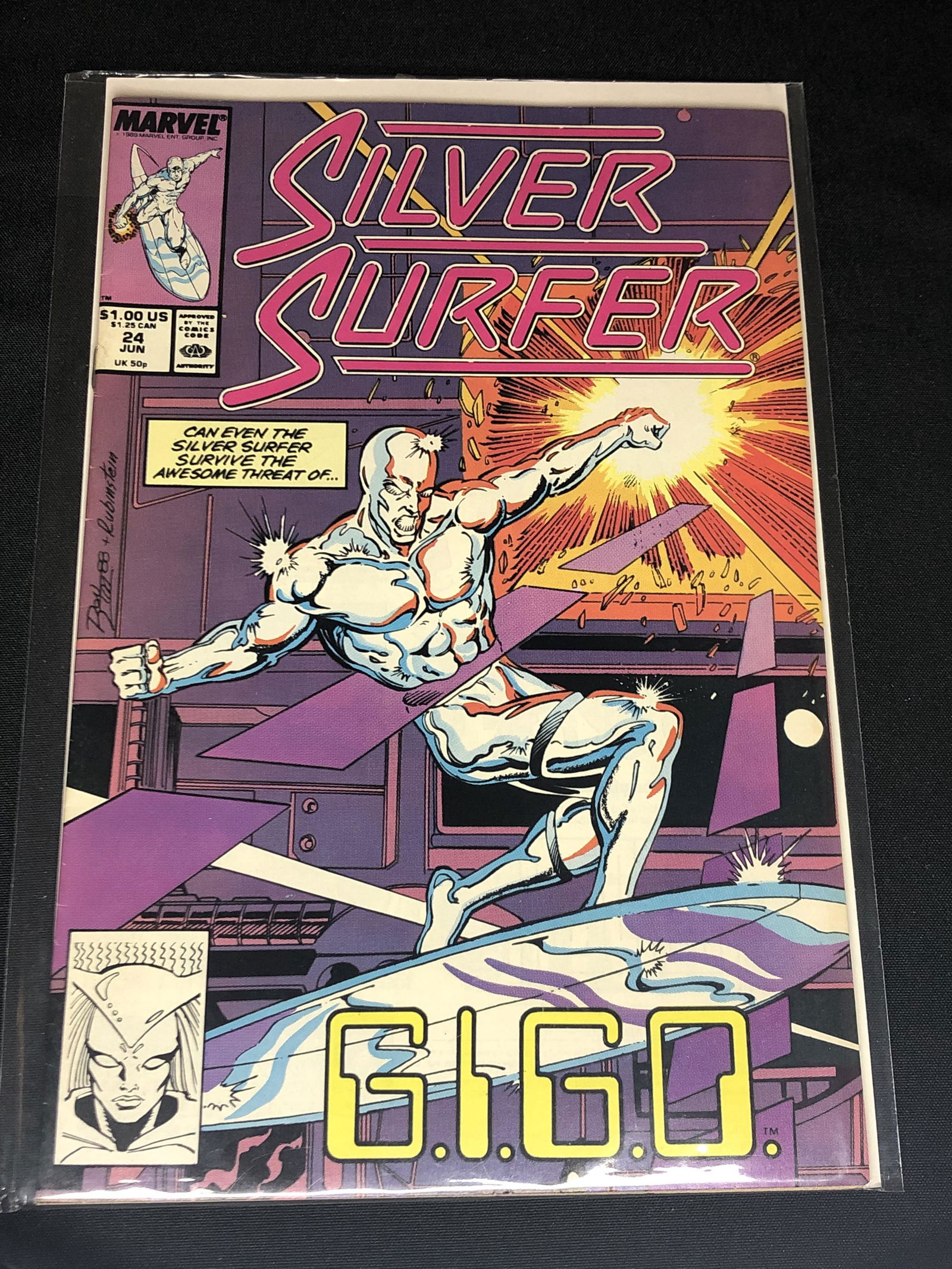 Marvel Silver Surfer Collctible Comic Book (1 of 1)
