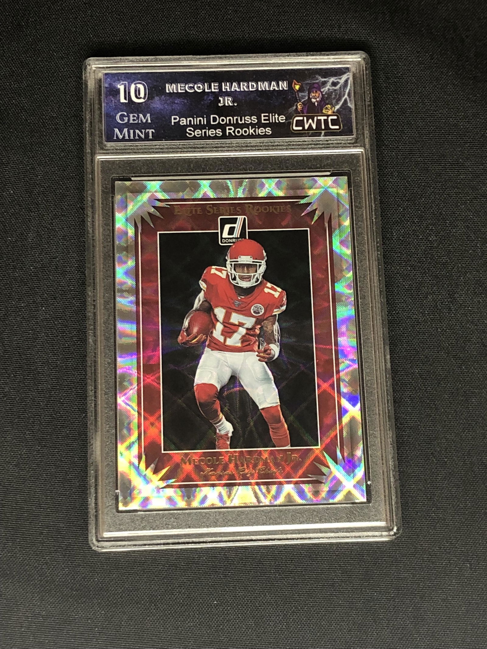 Mecole Hardman Panini Donruss Elite Series Rookie Graded CWTC 10 (1 of 1)