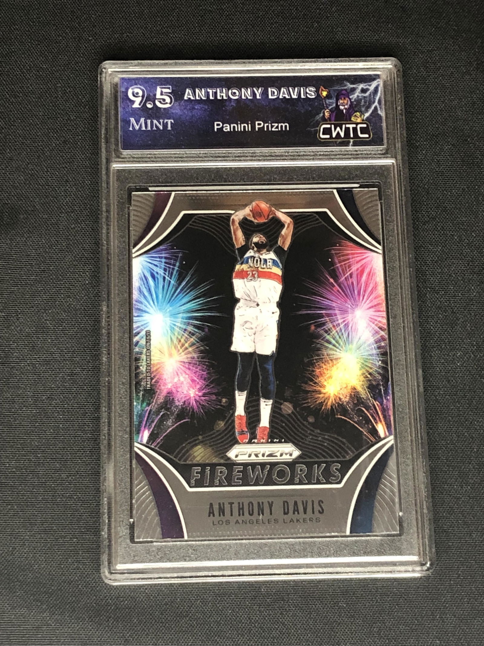 Anthony Davis Panini Fireworks Prizm Graded CWTC 9.5 (1 of 1)