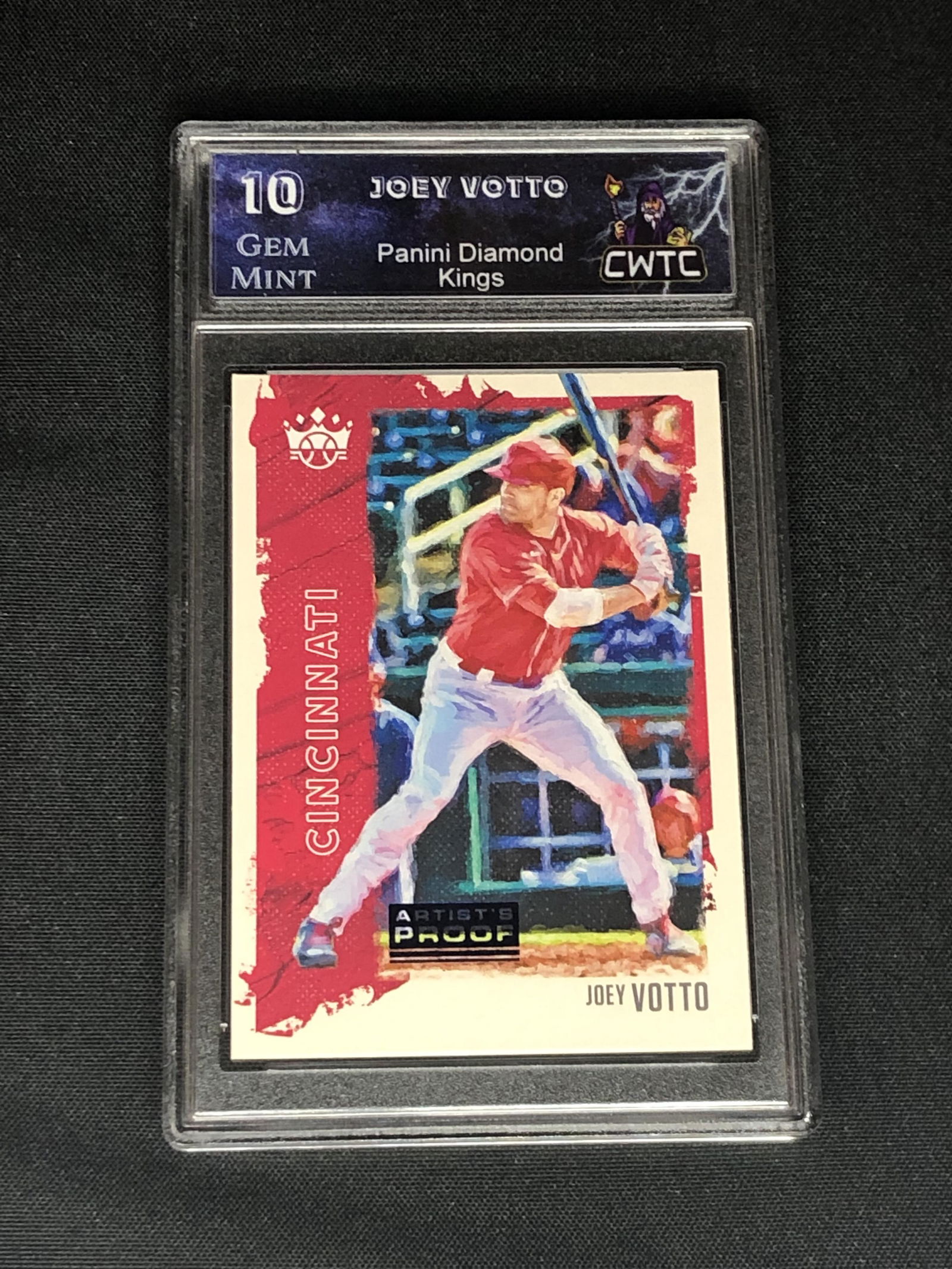 Joey Votto Panini Diamond Kings Artist's Proof Graded CWTC 10 (1 of 1)