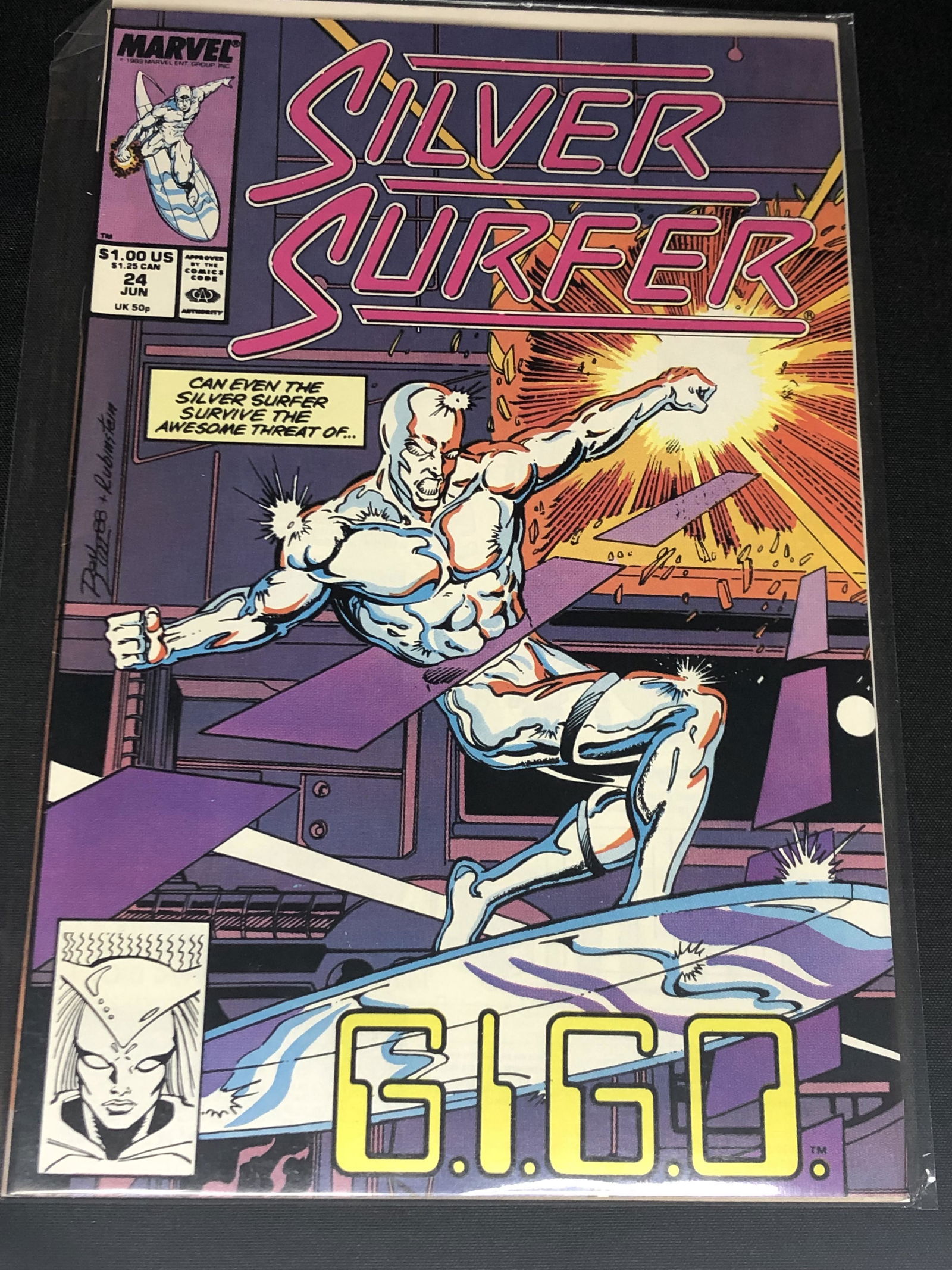 Marvel Silver Surfer Collectible Comic Book (1 of 1)