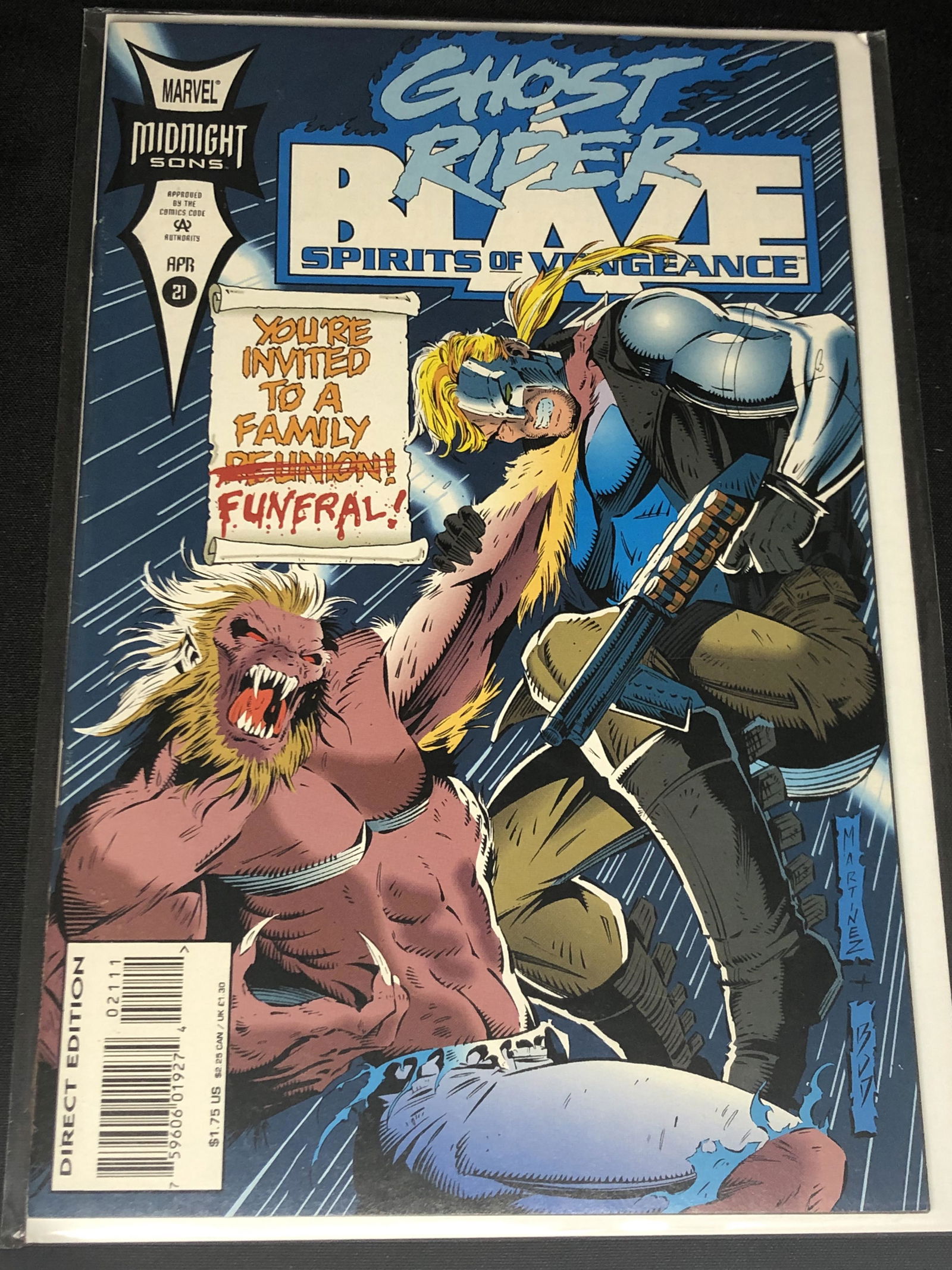 Marvel Ghost Rider Collectible Comic Book (1 of 1)