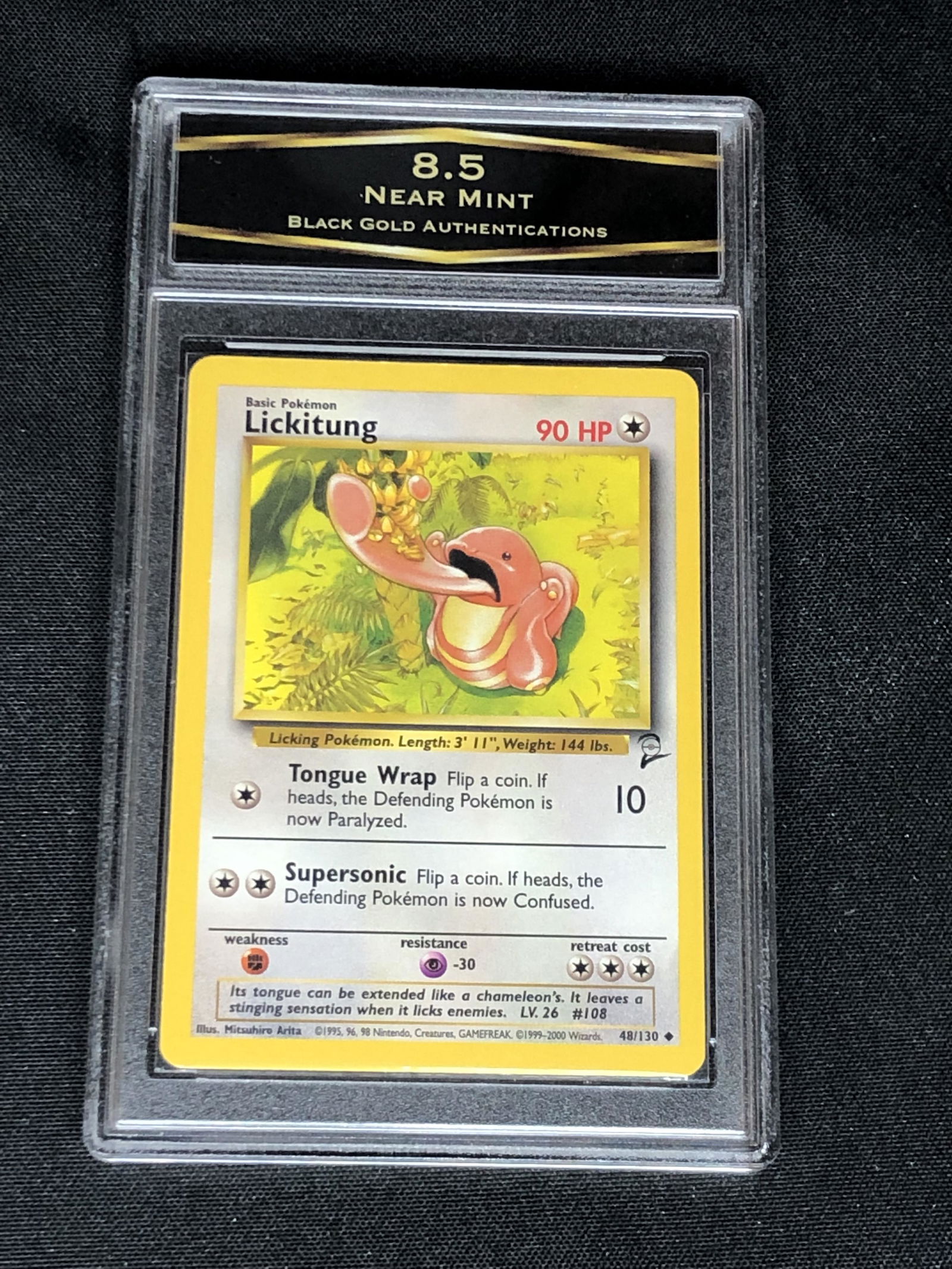 Vintage Base Set 2 Lickitung Graded BGA 8.5 (1 of 1)