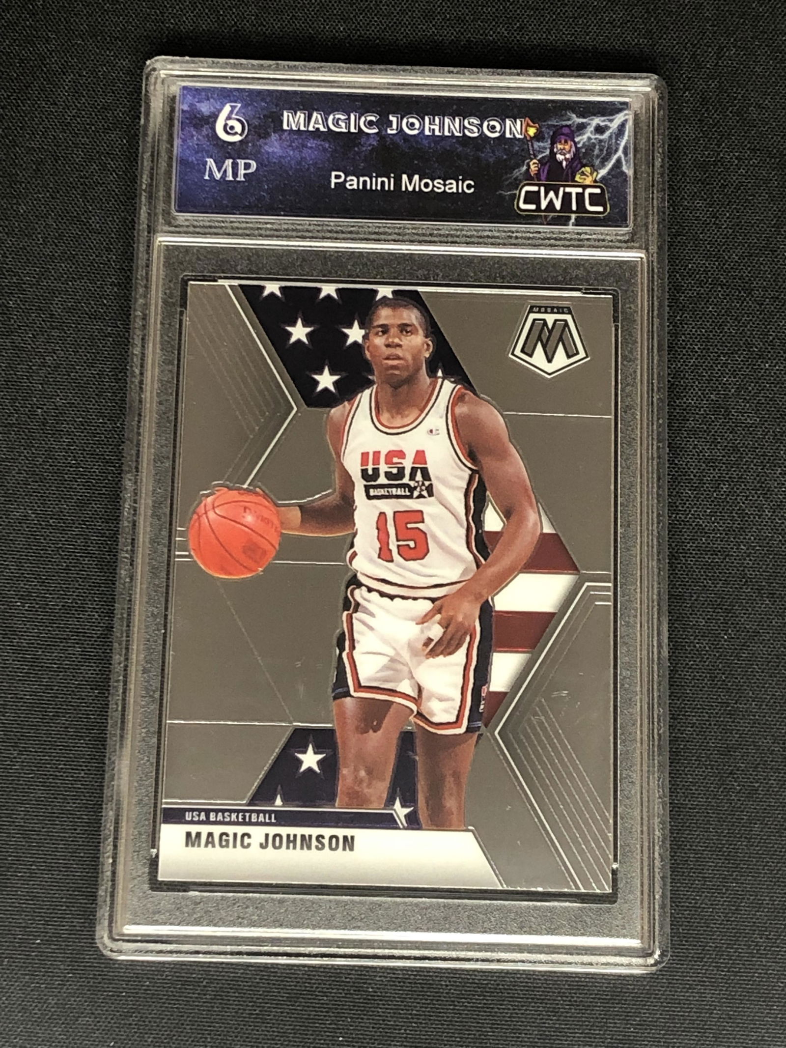 Magic Johnson Panini Mosaic Graded CWTC 6 (1 of 1)