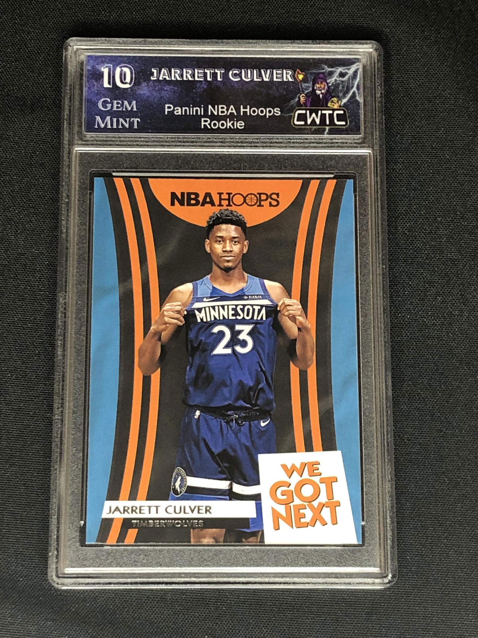 Jarrett Culver Panini NBA Hoops Rookie Graded CWTC 10 (1 of 1)