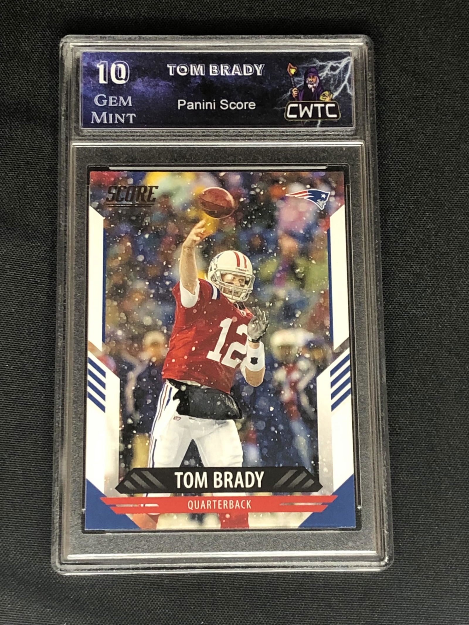 Tom Brady Panini Score Graded CWTC 10 (1 of 1)