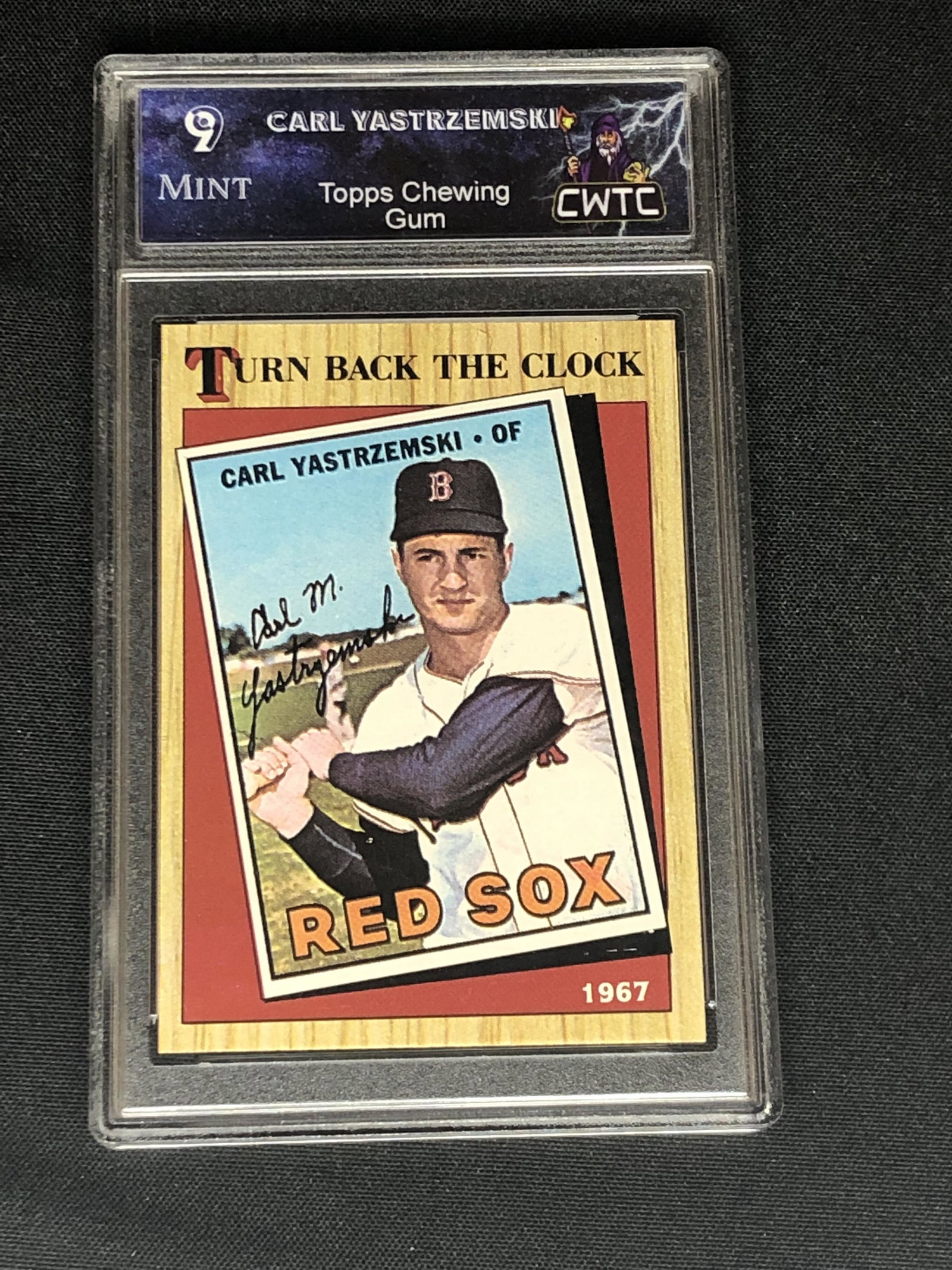 Carl Yastrzemski Topps Chewing Gum Graded CWTC 9: Carl Yastrzemski Topps Chewing Gum Graded CWTC 9