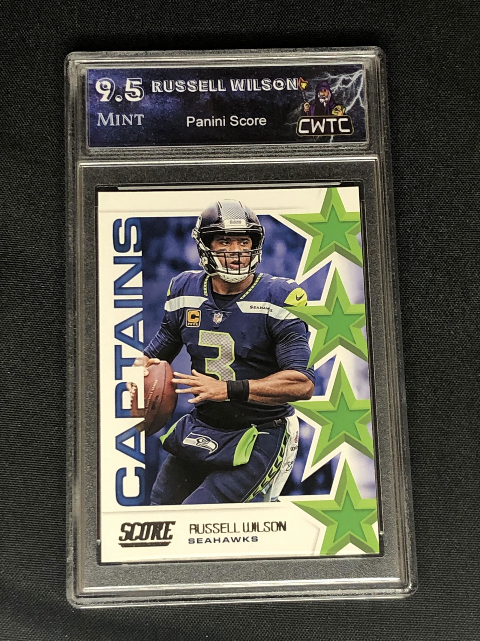 Russell Wilson Panini Score Graded CWTC 9.5 (1 of 1)