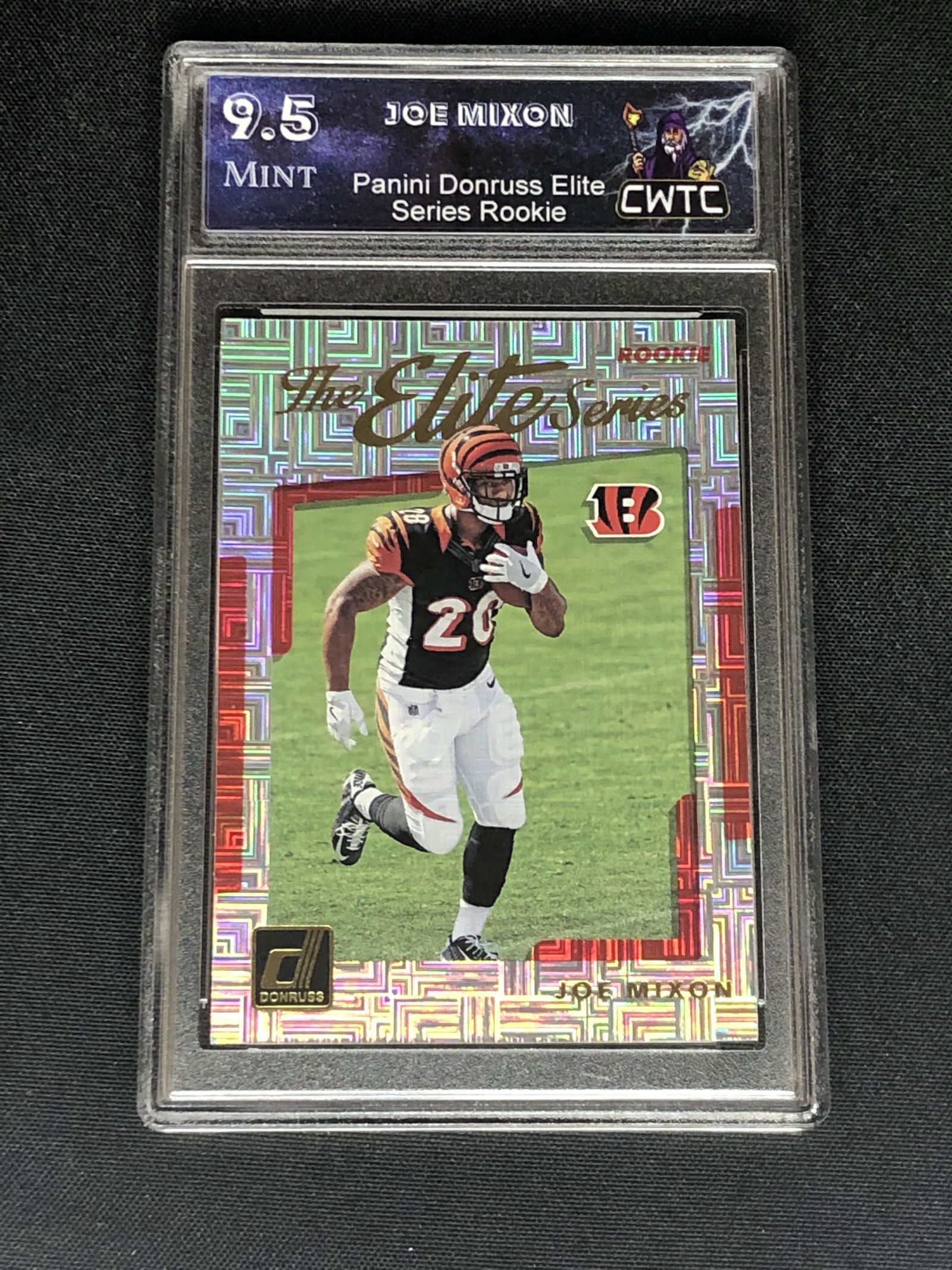 Joe Mixon Panini Donruss Elite Series Rookie Graded CWTC 9.5 (1 of 1)