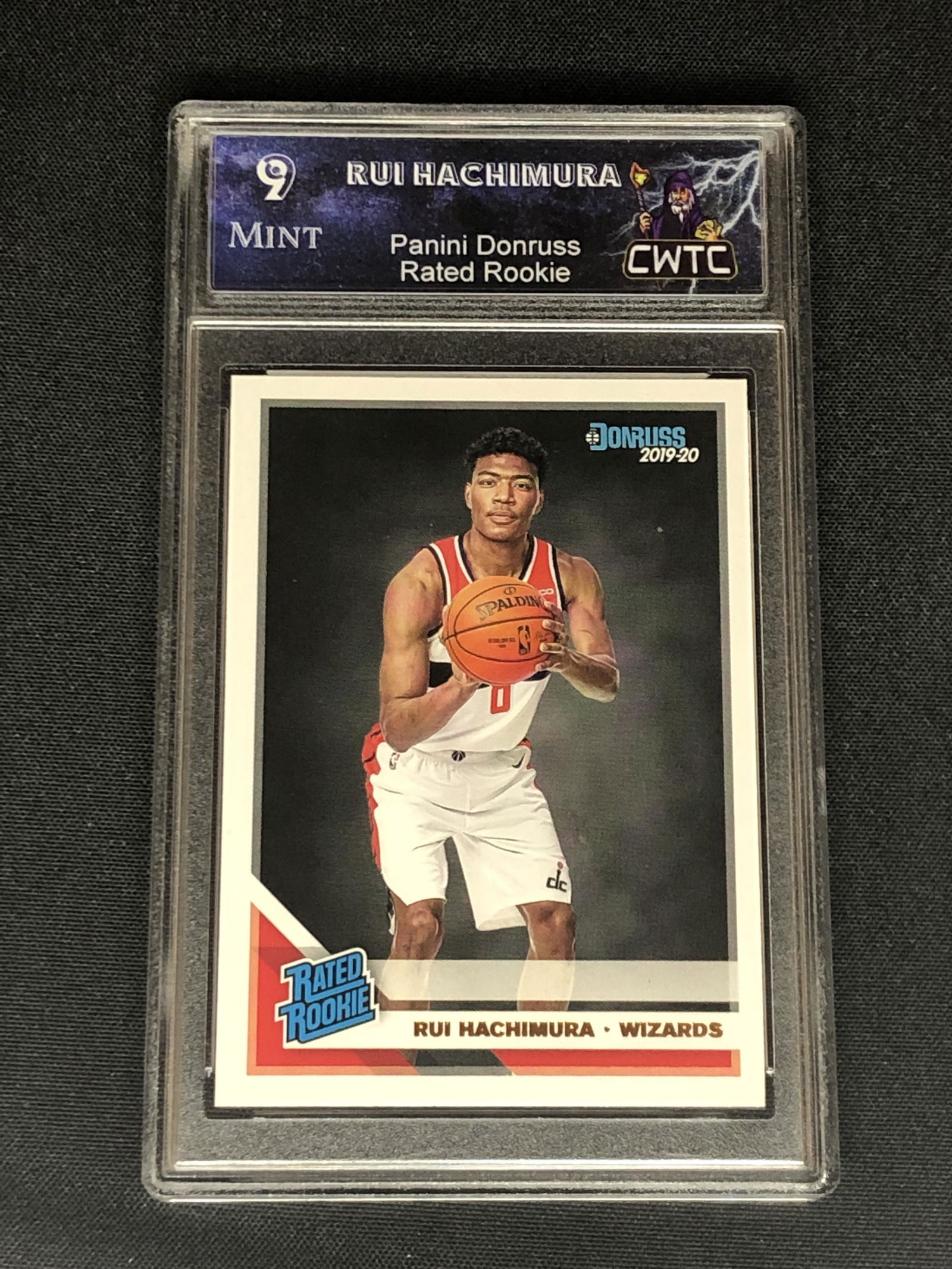 Rui Hachimura Panini Donruss Rated Rookie Graded CWTC 9 (1 of 1)