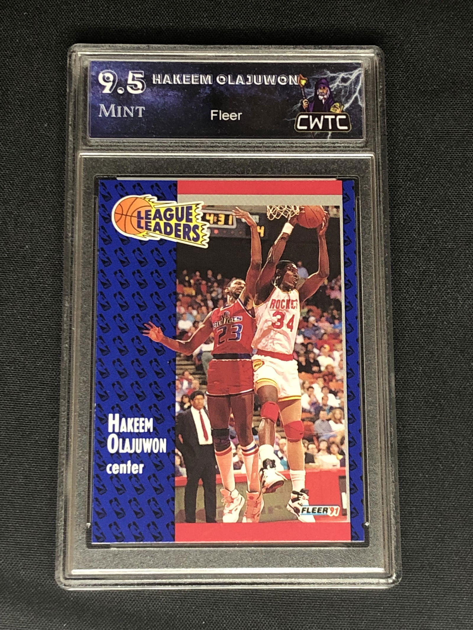 Hakeen Olajuwon Fleer Graded CWTC 9.5 (1 of 1)
