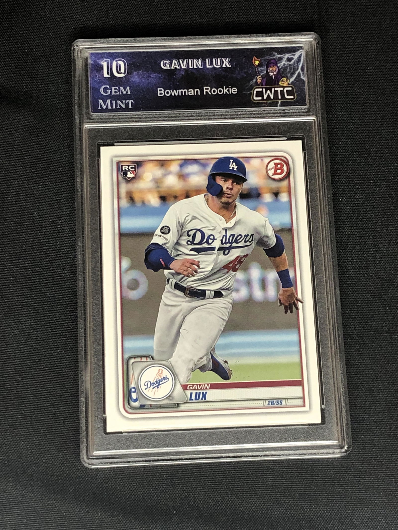 gavin Lux Bowman Rookie Graded CWTC 10 (1 of 1)