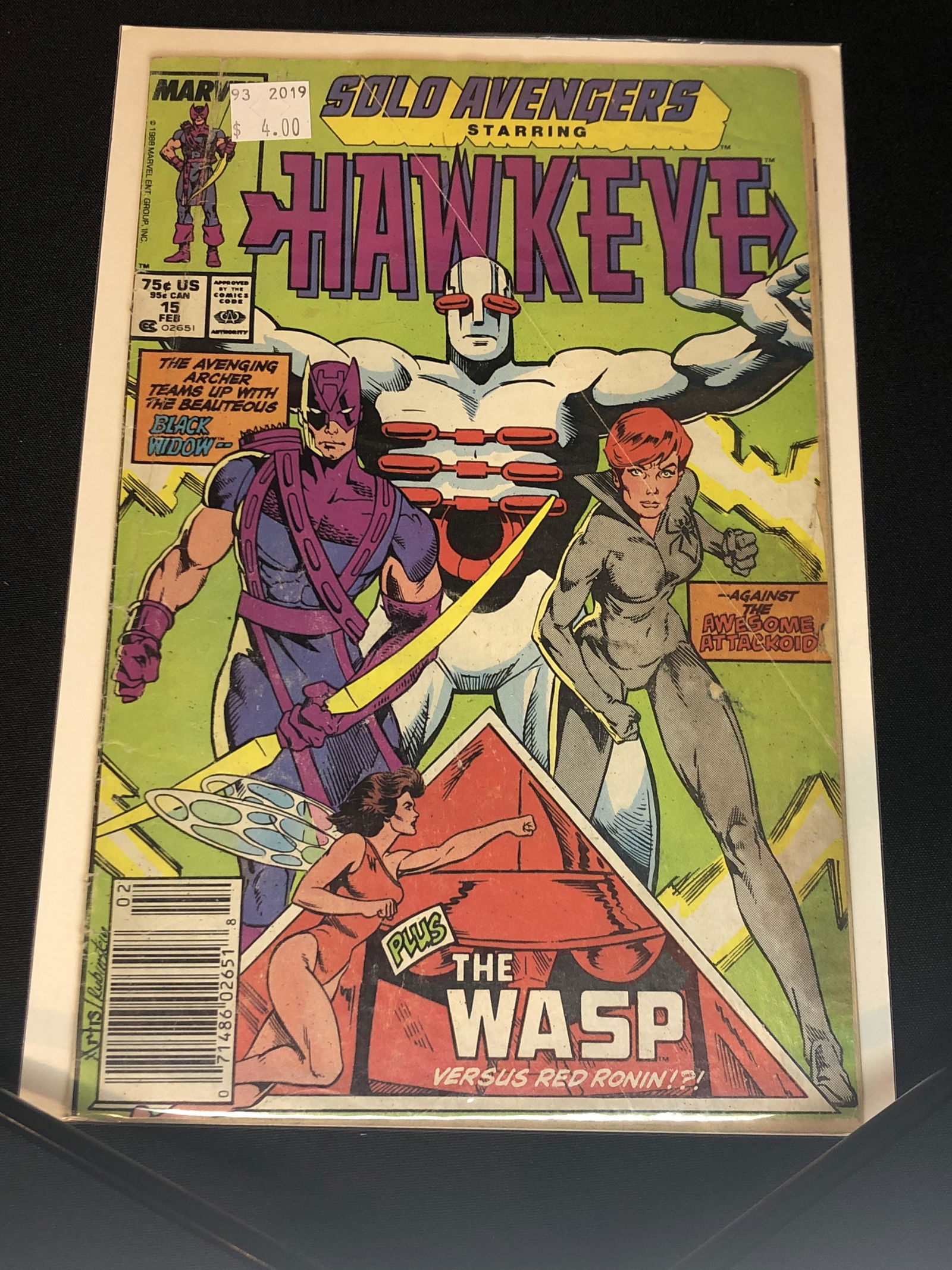 Marvel Hawkeye Collectible Comic Book (1 of 1)