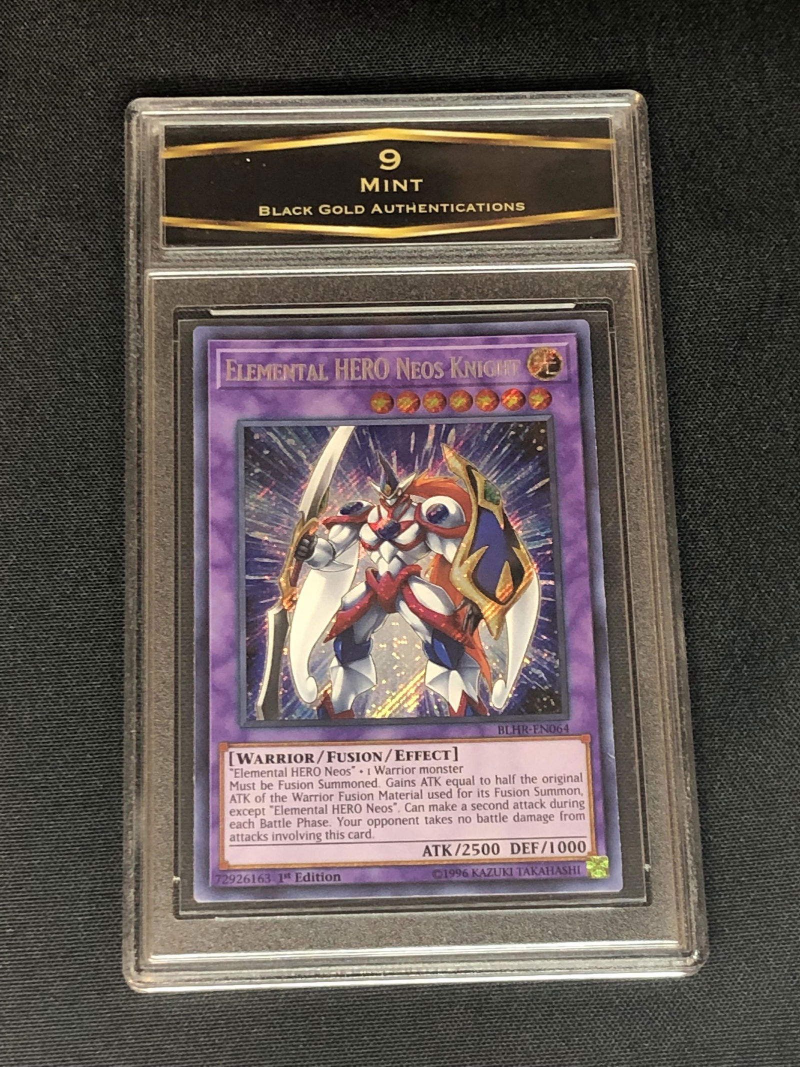 Elemental Hero Neos Knight Prismatic Rare Graded BGA 9 (1 of 1)
