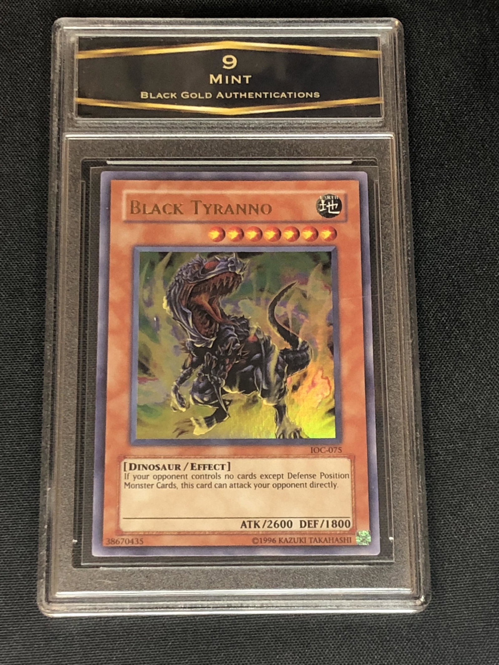 Black Tyranno Graded BGA 9: Black Tyranno Graded BGA 9