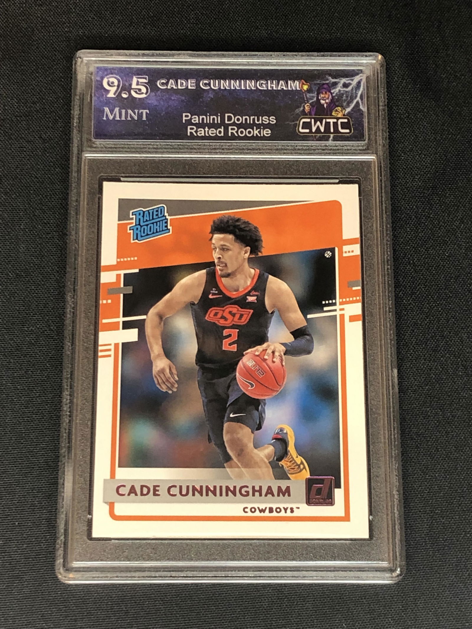 Cade Cunningham Panini Donruss Rated Rookie Graded CWTC 9.5 (1 of 1)
