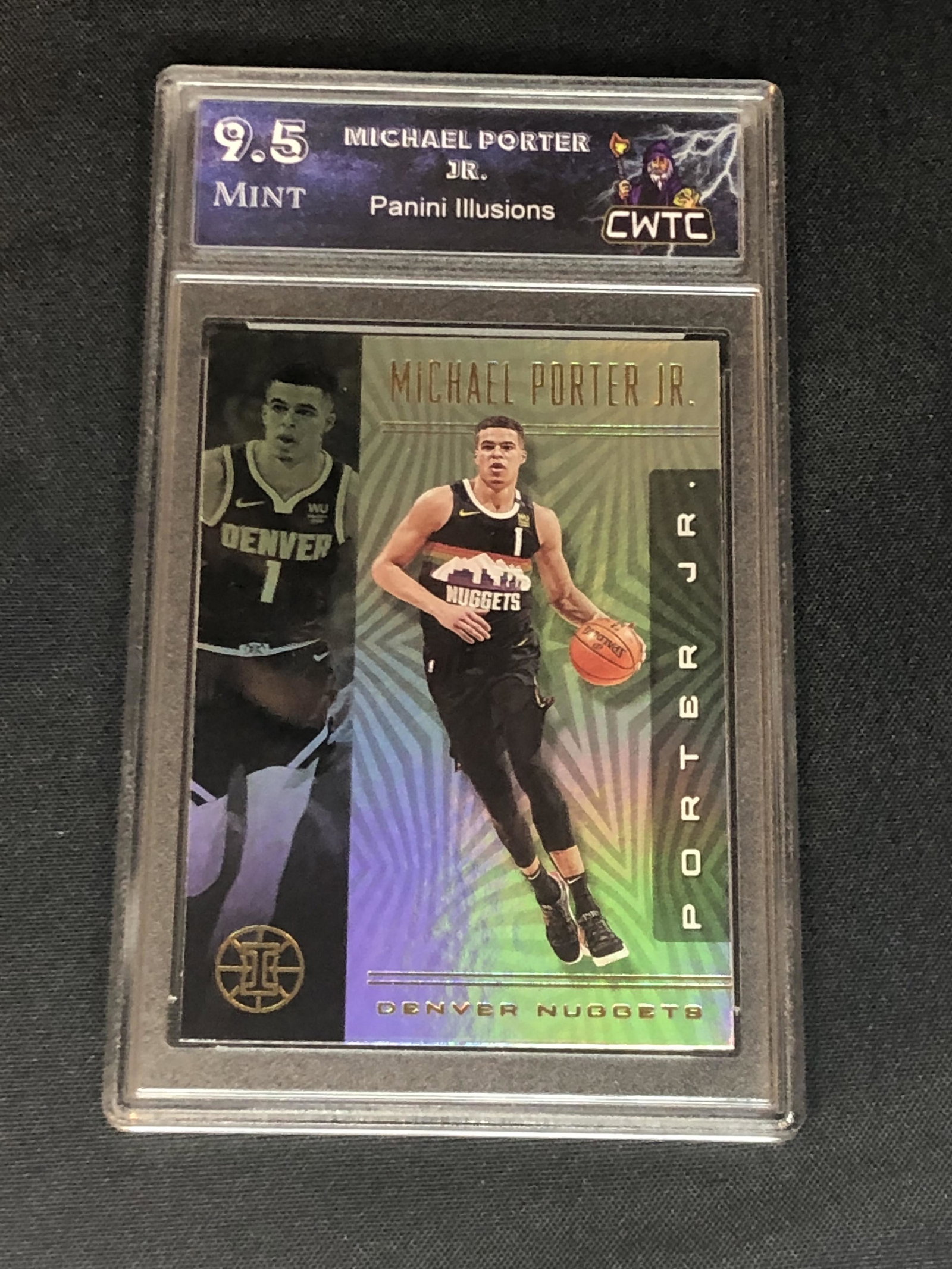 Michael Porter Jr. Panini Illusions Graded CWTC 9.5: Michael Porter Jr. Panini Illusions Graded CWTC 9.5