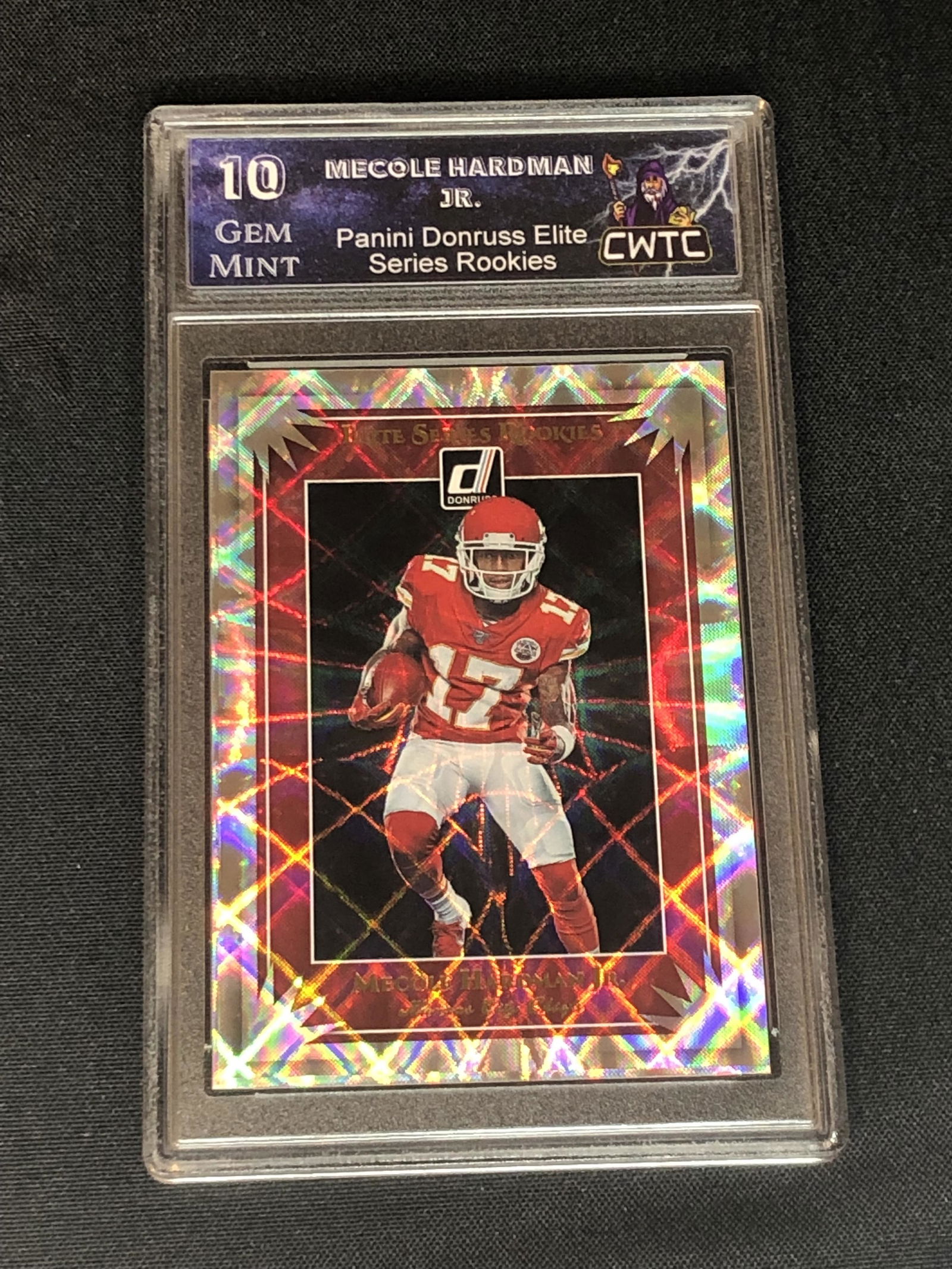 Mecole Hardman Jr. Panini Donruss Rookie Graded CWTC 10 (1 of 1)