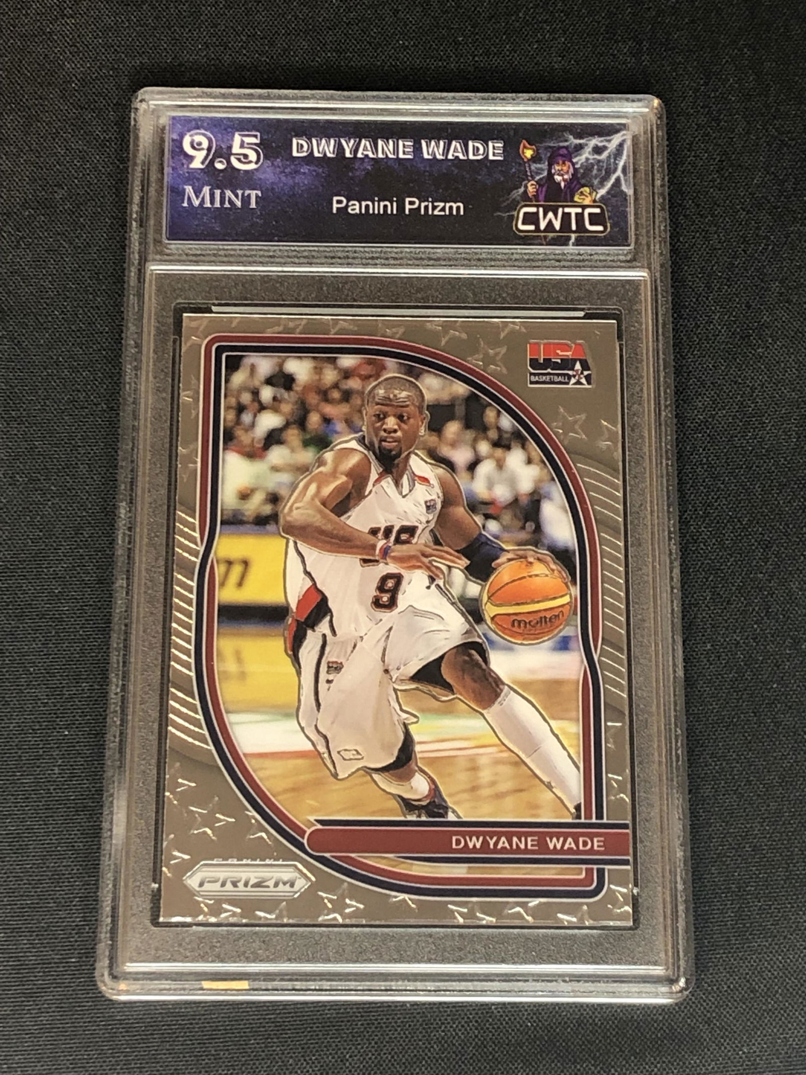 Dwayne Wade Panini Prizm Graded CWTC 9.5 (1 of 1)