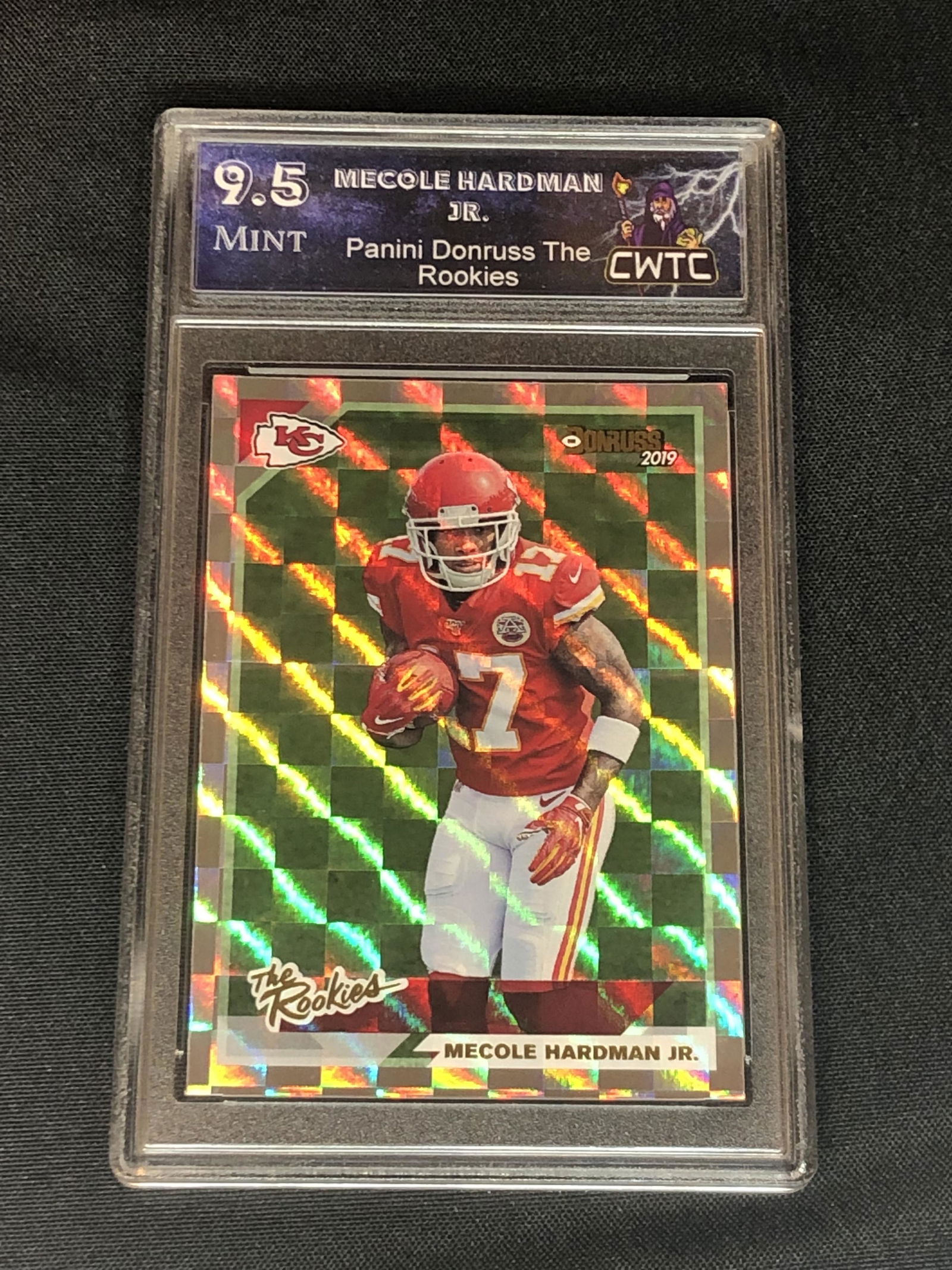 Mecole Hardman Panini Donruss Rookie Graded CWTC 9.5 (1 of 1)