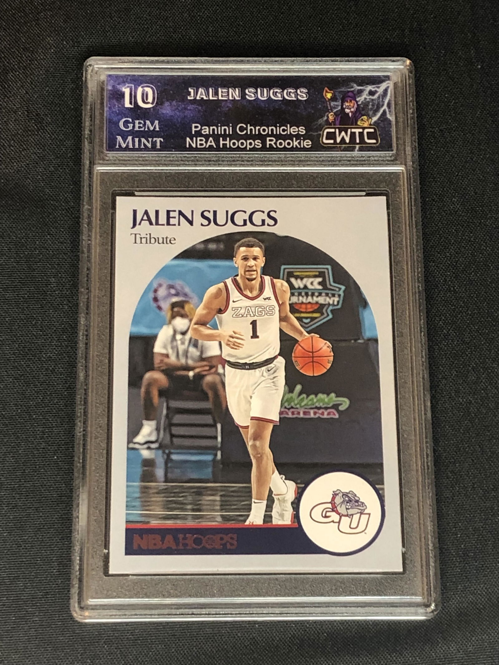 Jalen Suggs Panini NBA Hoops Rookie Graded CWTC 10 (1 of 1)