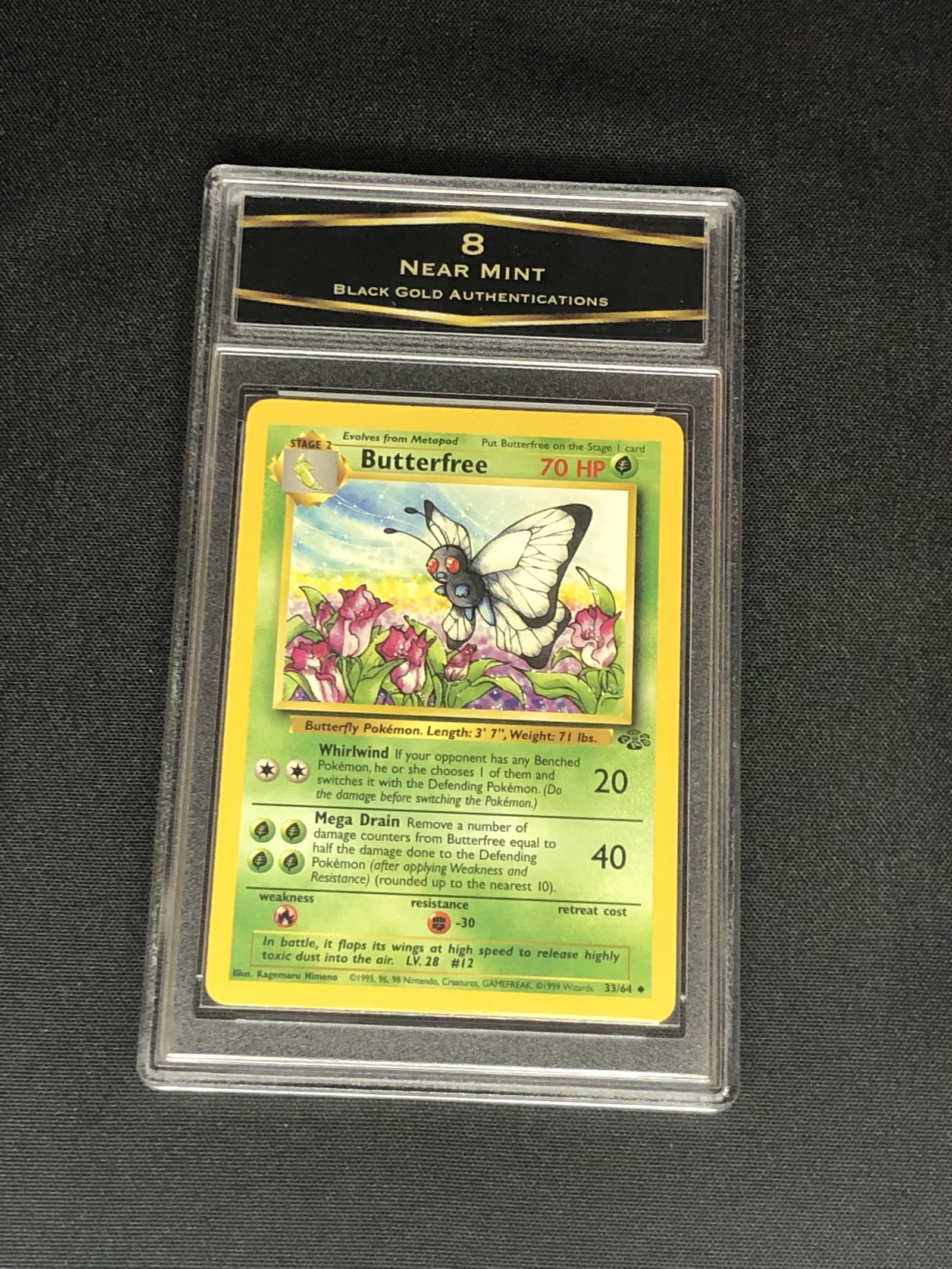 Vintage Jungle Set Butterfree Graded BGA 8 (1 of 1)