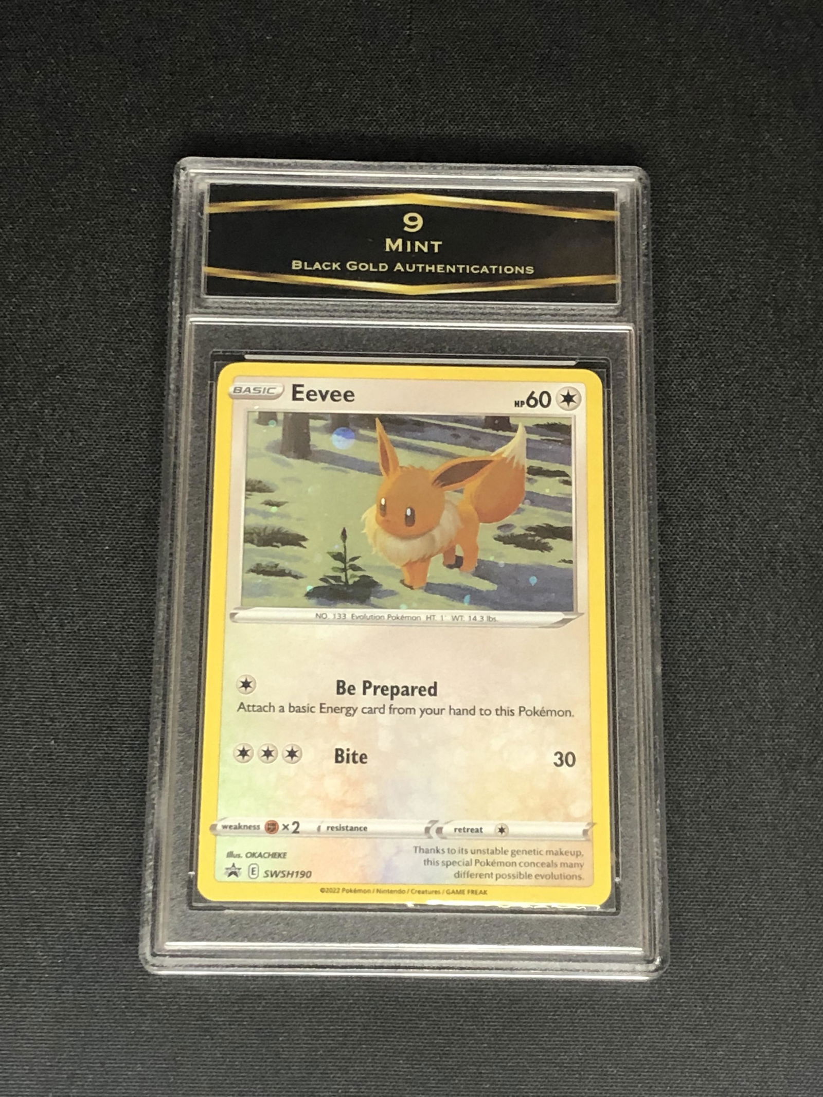 Eevee Holo Graded BGA 9 (1 of 1)