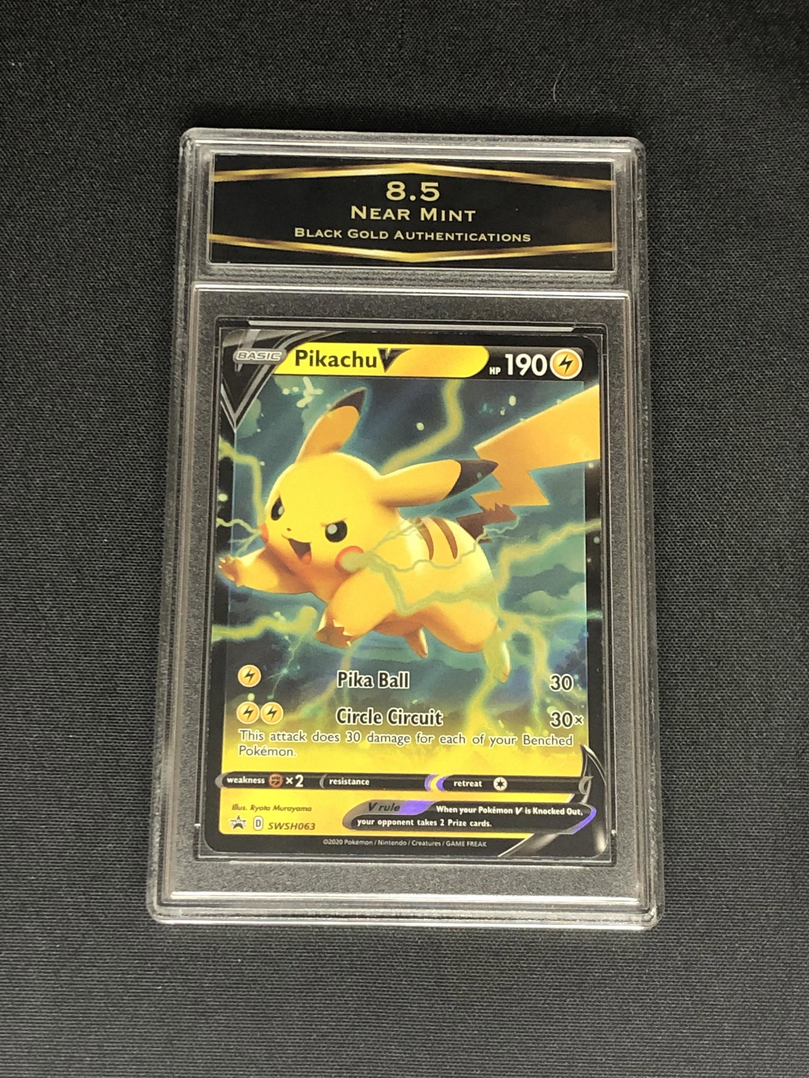 Pikachu V Graded BGA 8.5 (1 of 1)