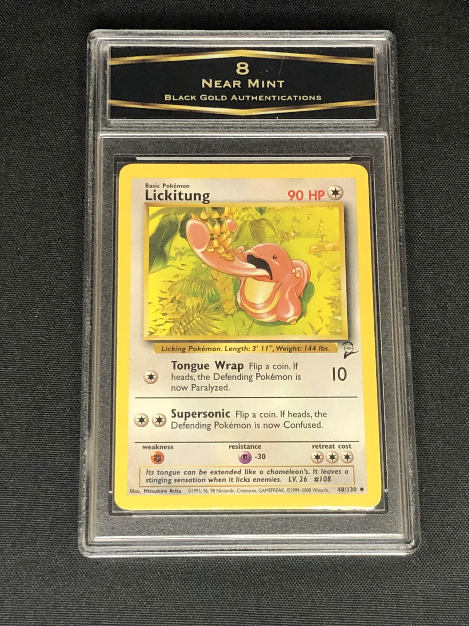 Vintage Base Set 2 Lickitung Graded BGA 8 (1 of 1)