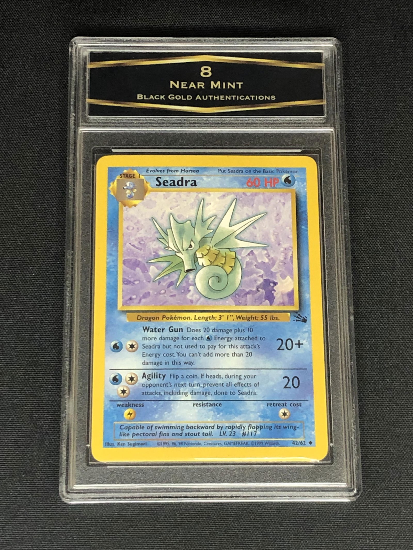 Vintage Fossil Set Seadra Graded BGA 8 (1 of 1)